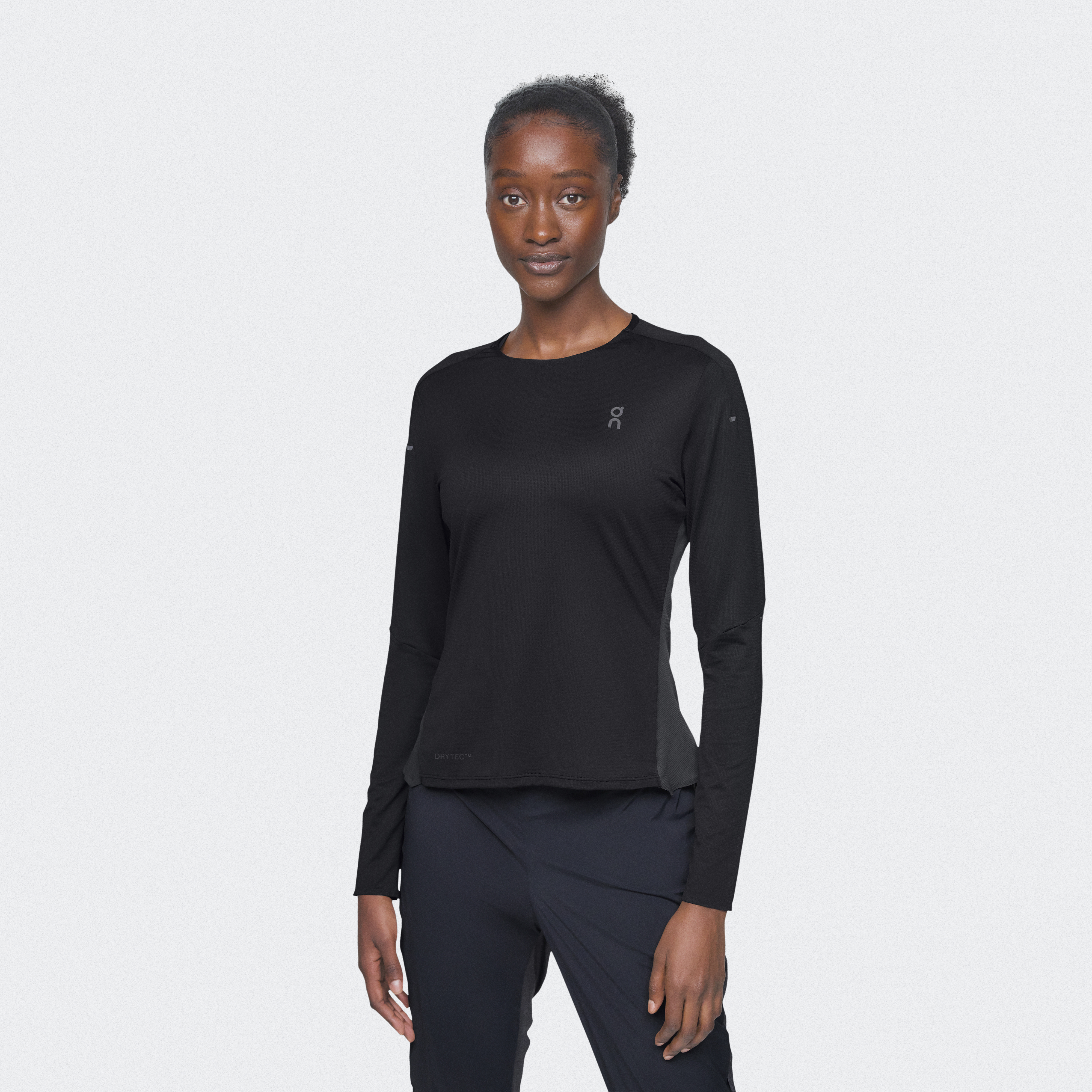 Performance Long-T Long-Sleeve Shirt in Black/Eclipse