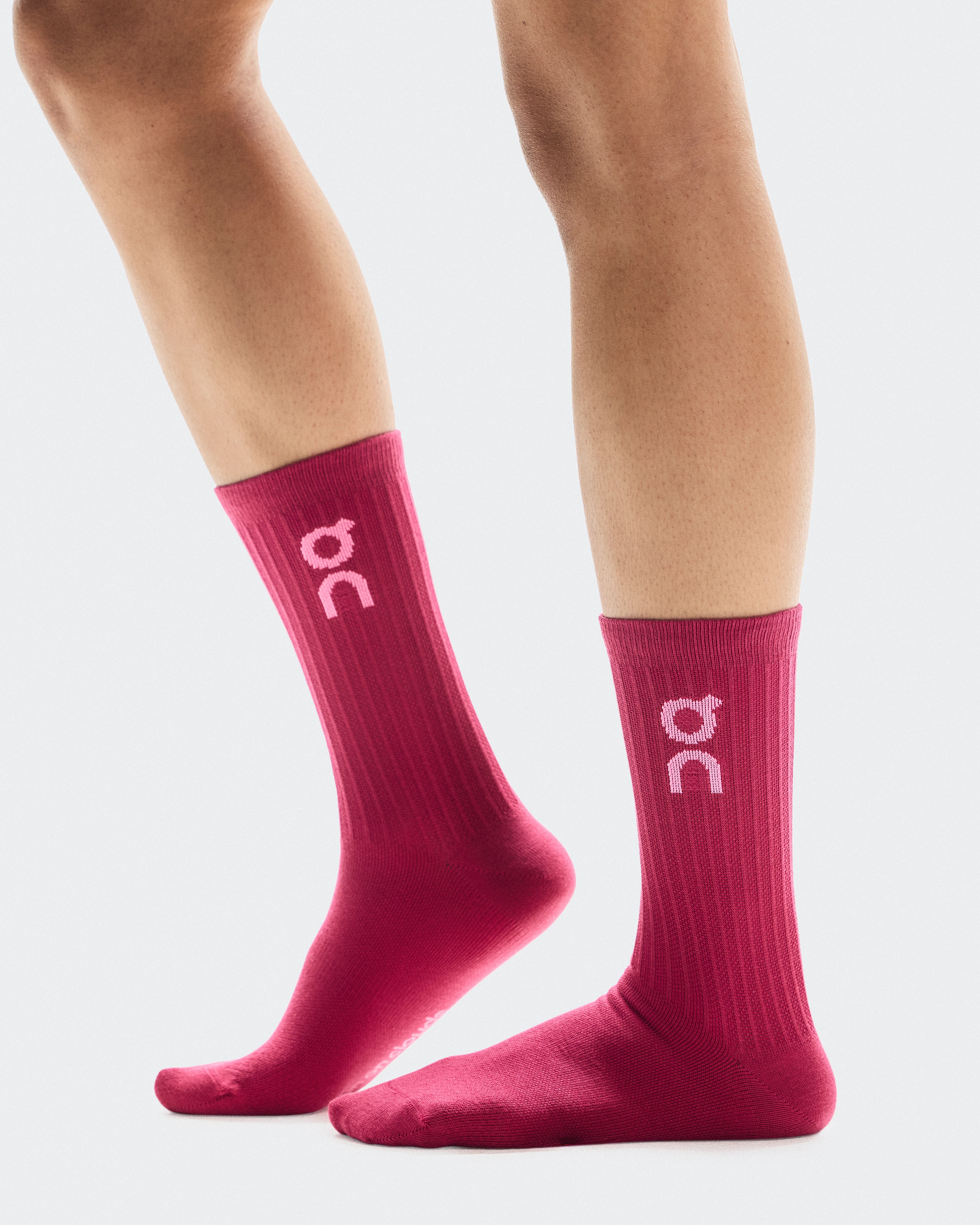 On Logo Sock High 3P Orchid & Comet Unisex Socks