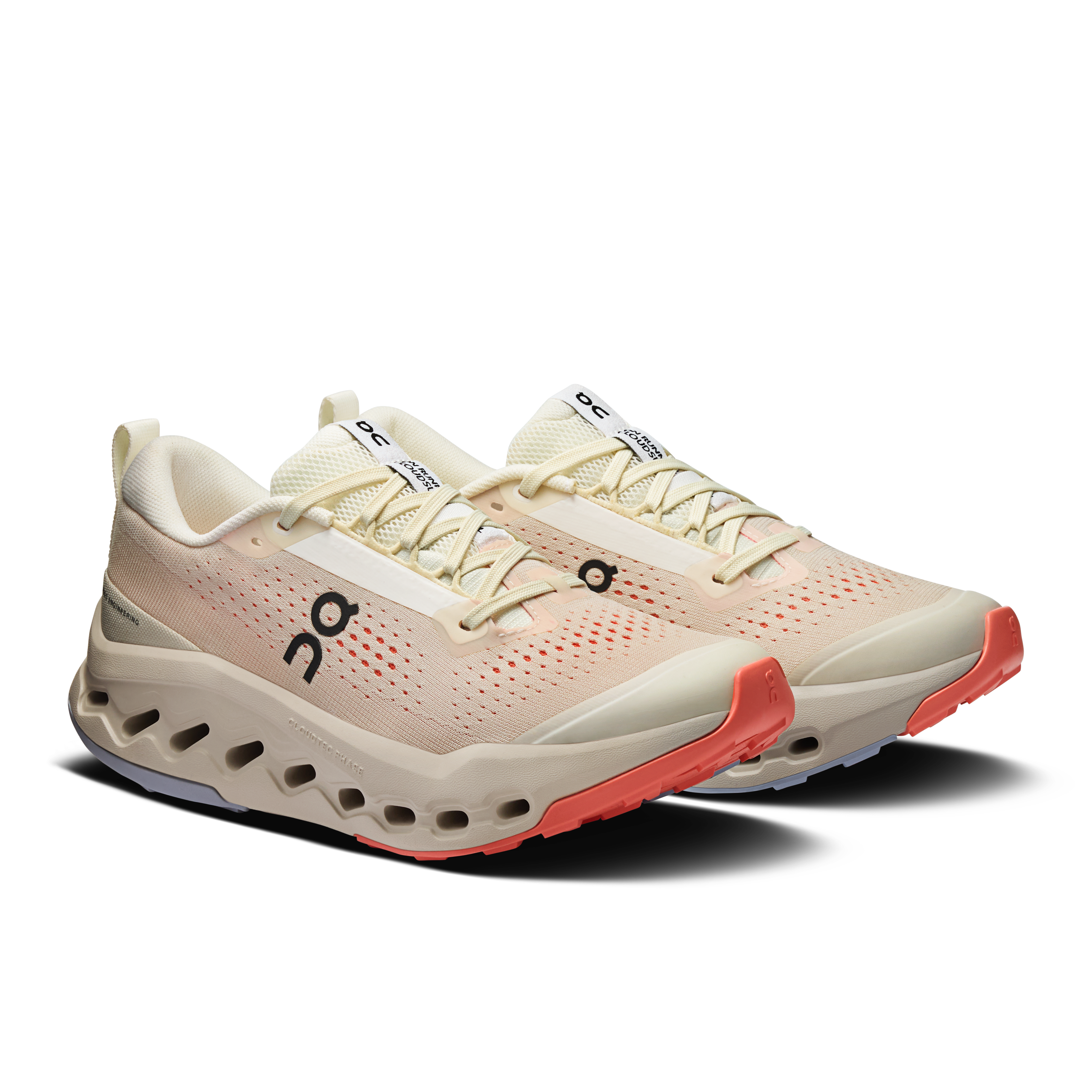 On Cloudsurfer Trail 2 Ivory & Salmon Women Trail running Shoes