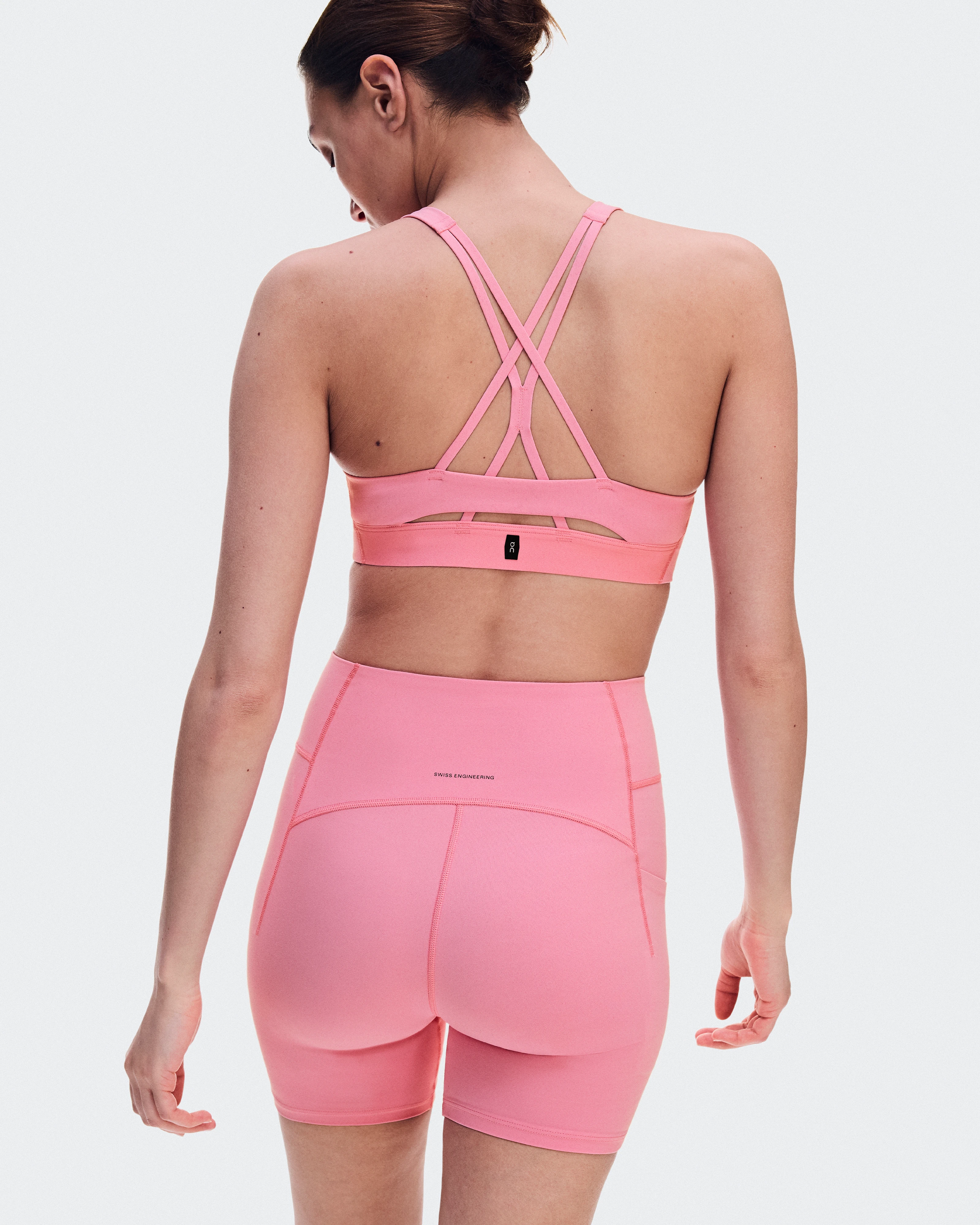 On Studio Leggings Short 6" Magnolia Damen Tights & Leggings