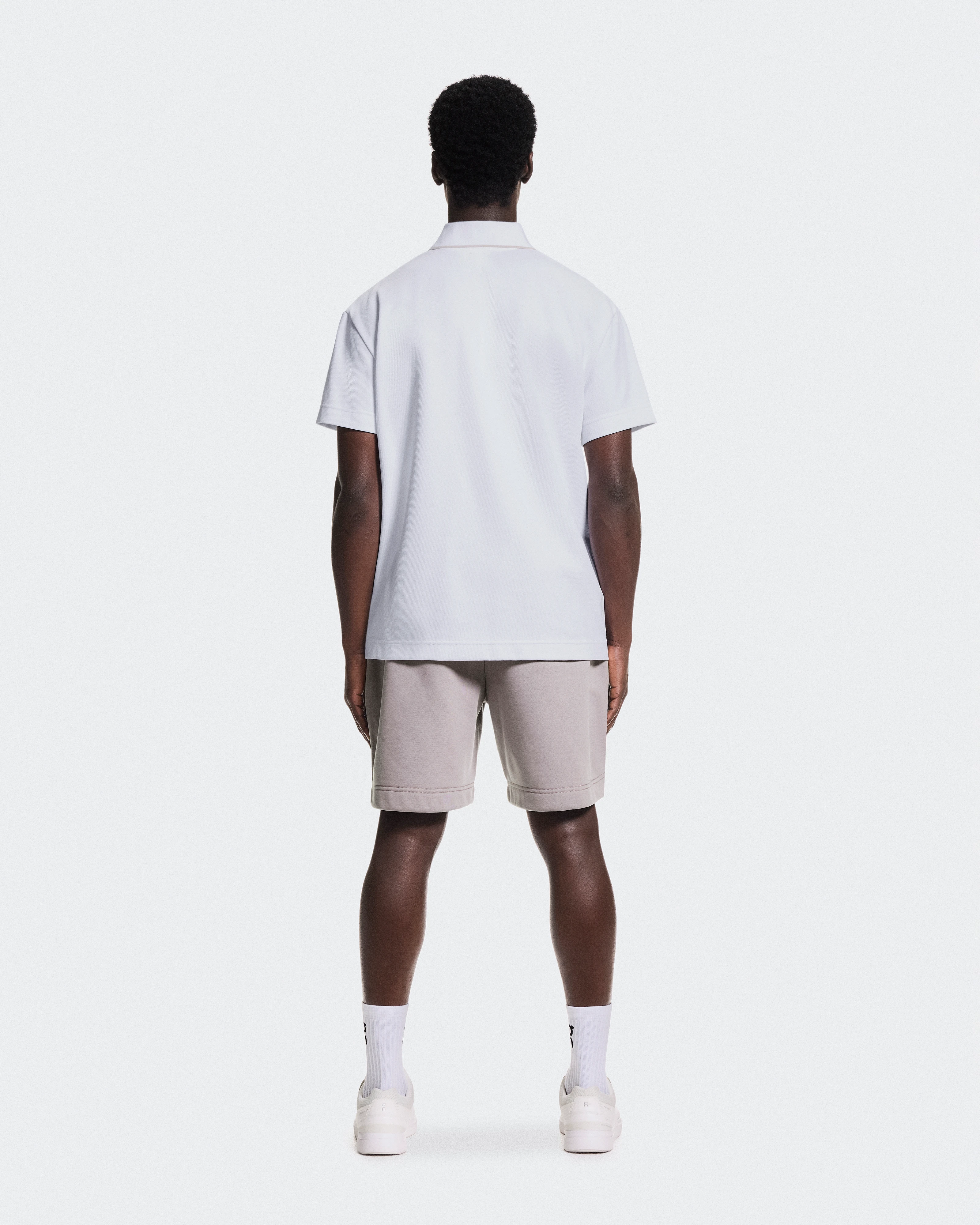 On Courtside Polo White & Sand Men Tops and t-shirts