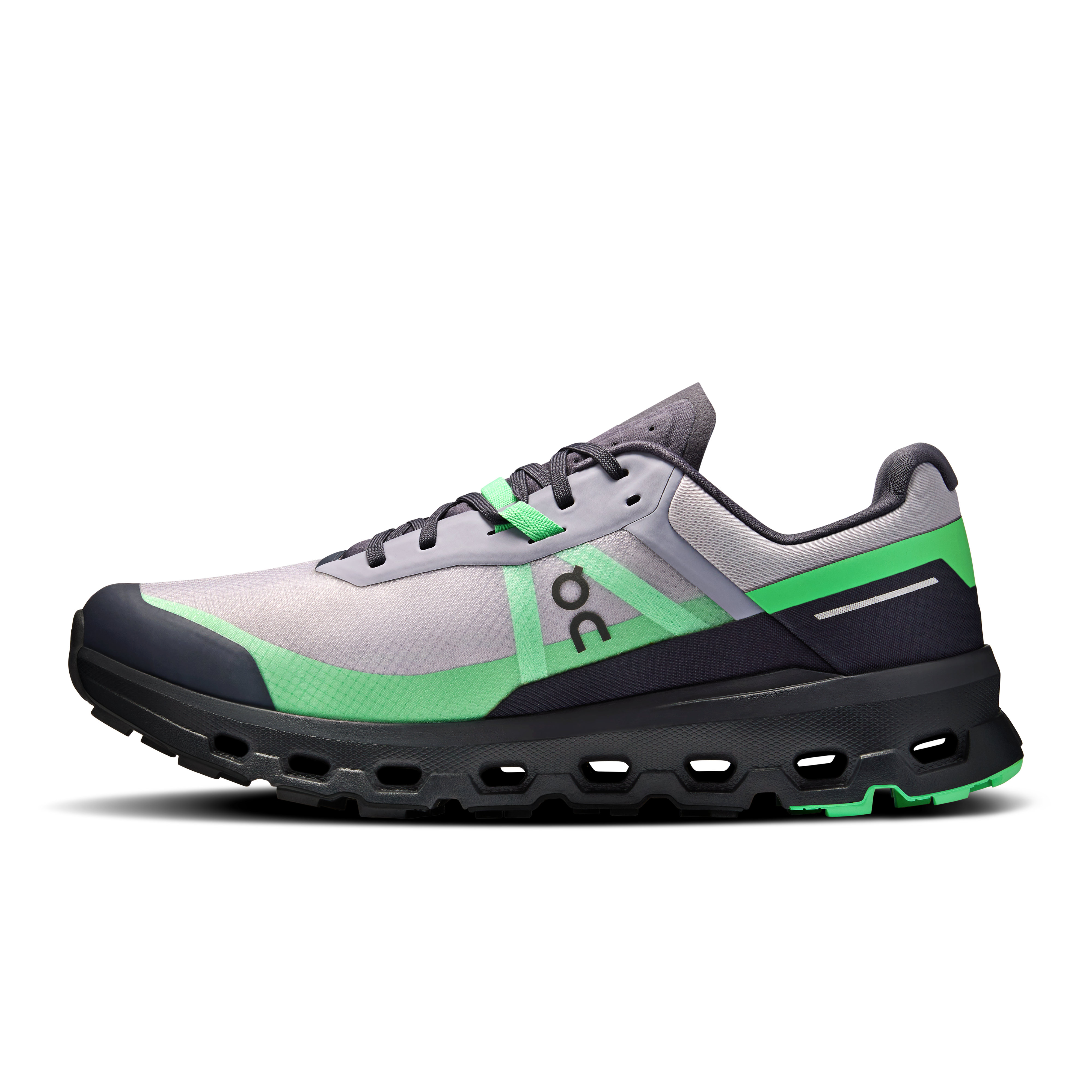 On Cloudvista 2 Lilac & Black Men Trail running Shoes