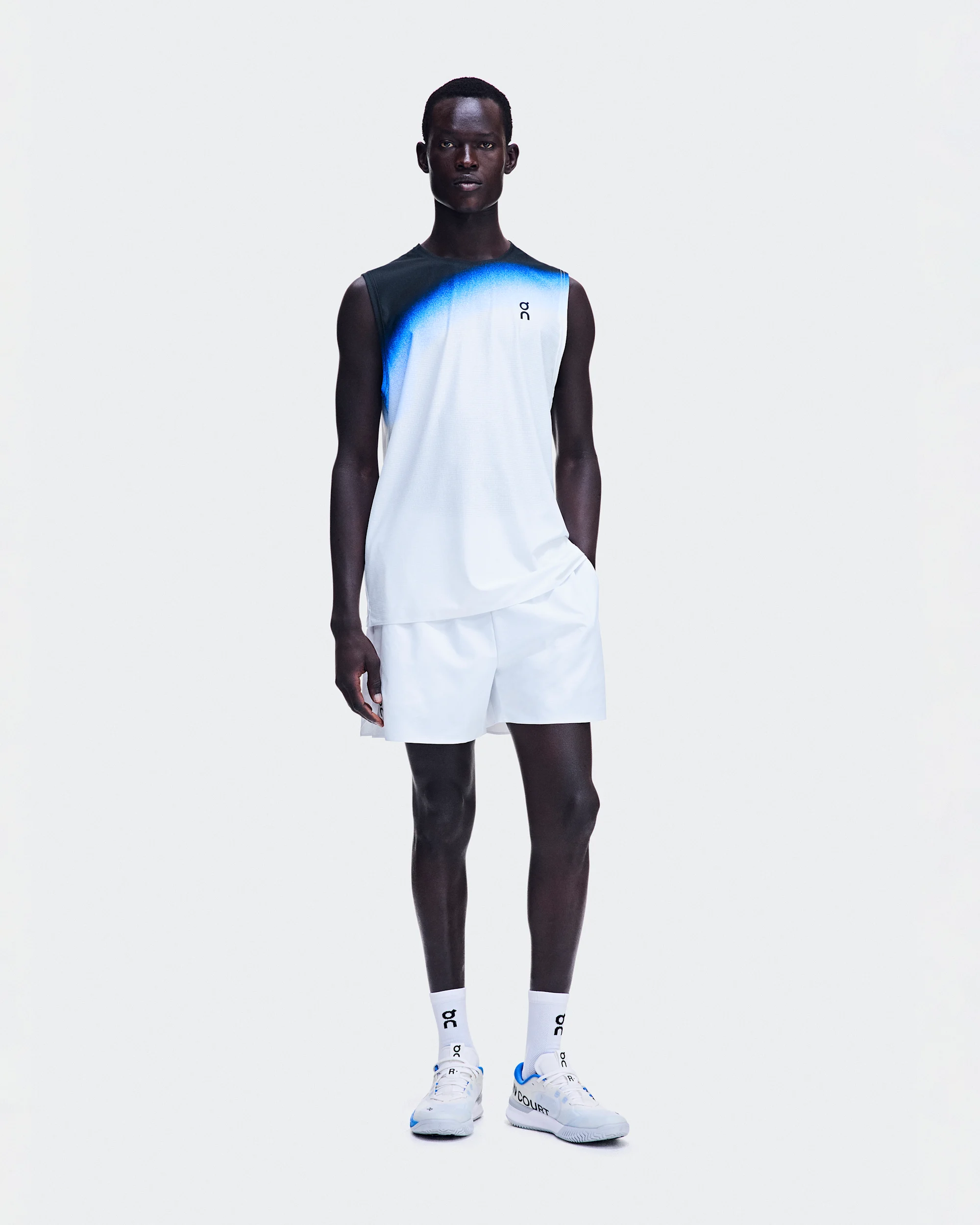 Men's Court Tank Swing White | Jay