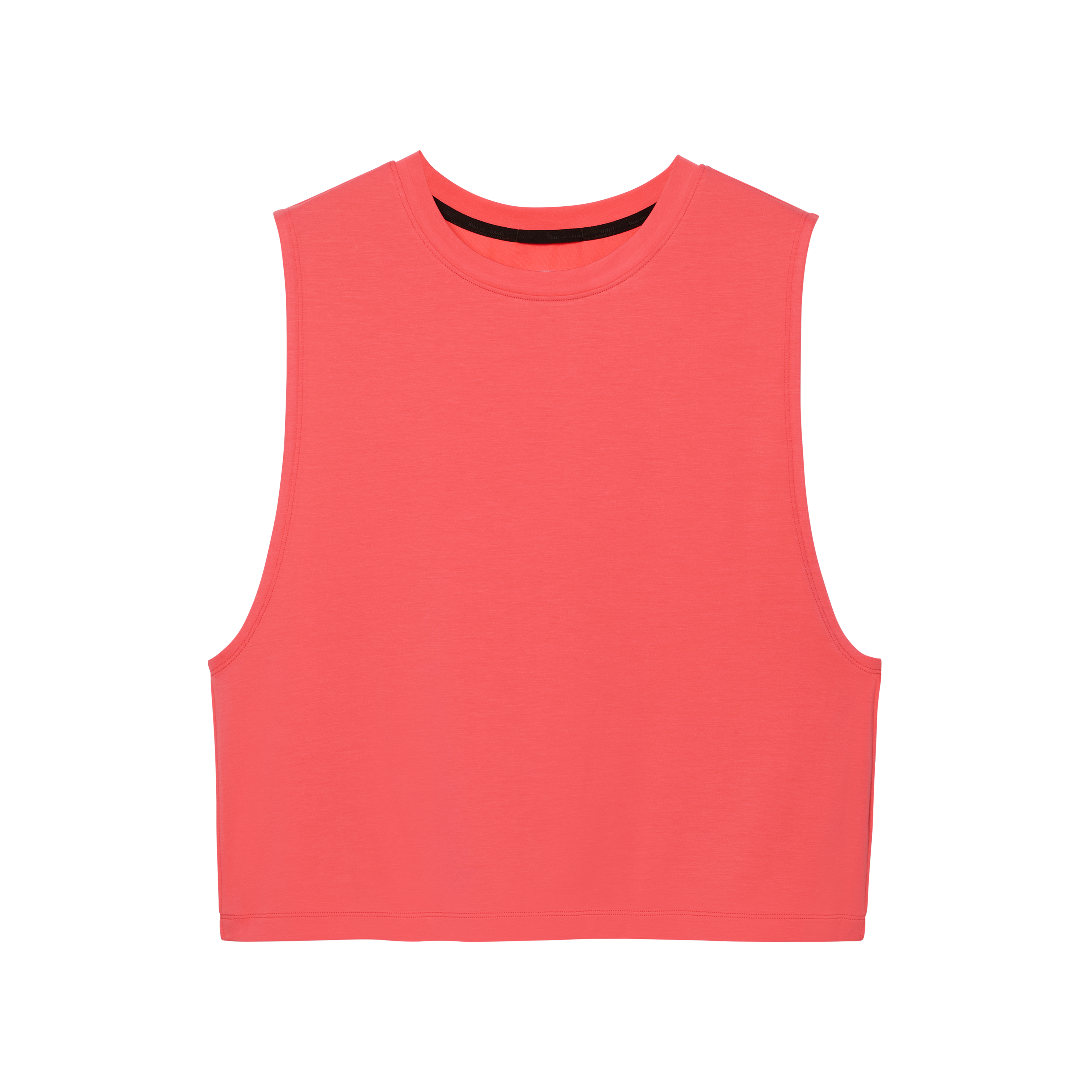 Focus Crop Shirt in Coral