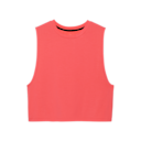 Focus Crop Shirt in Coral