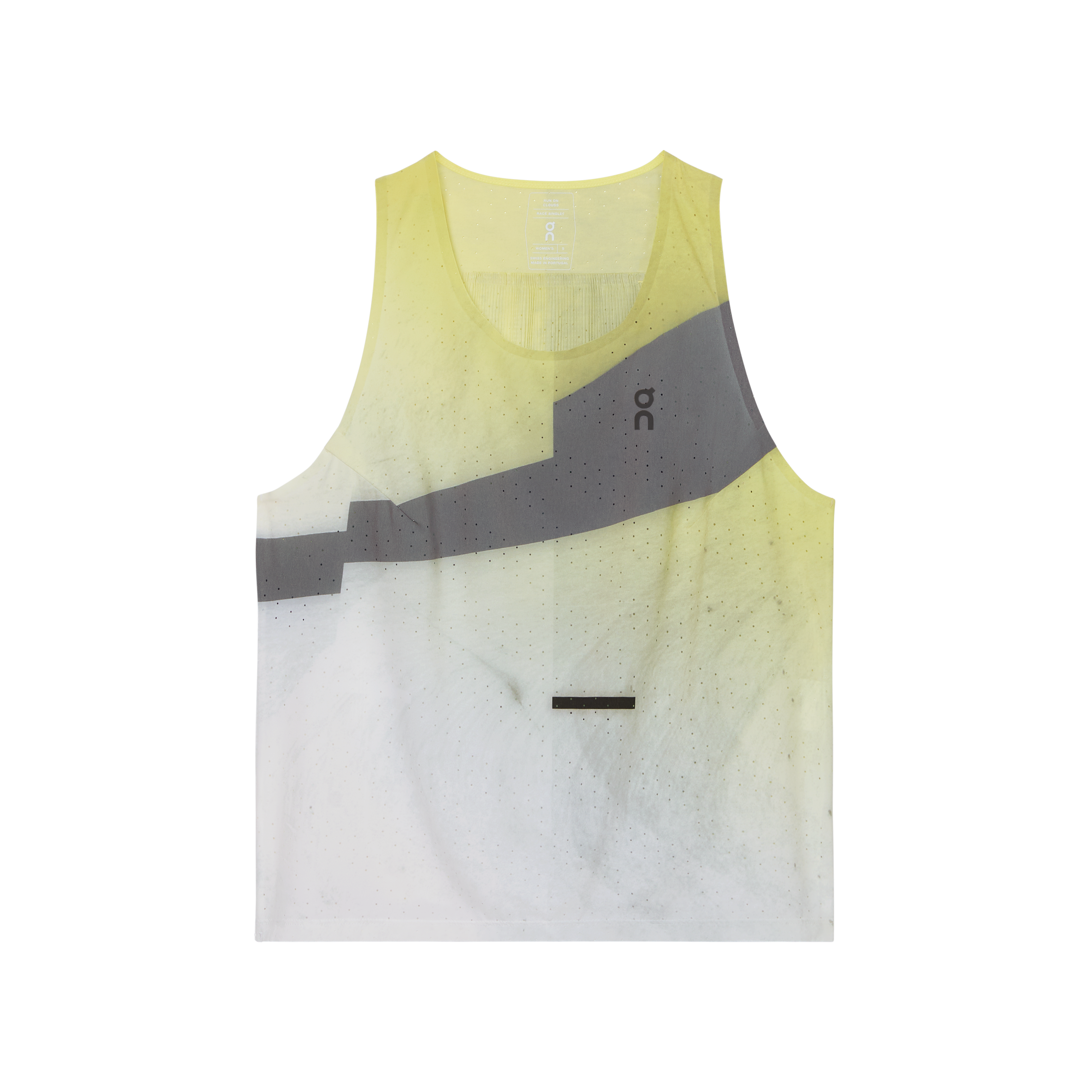 on Race Singlet M イエロー 未使用 Women's Race Singlet | Yellow & Grey | On United States