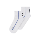 Court Sock Mid in White/Indigo