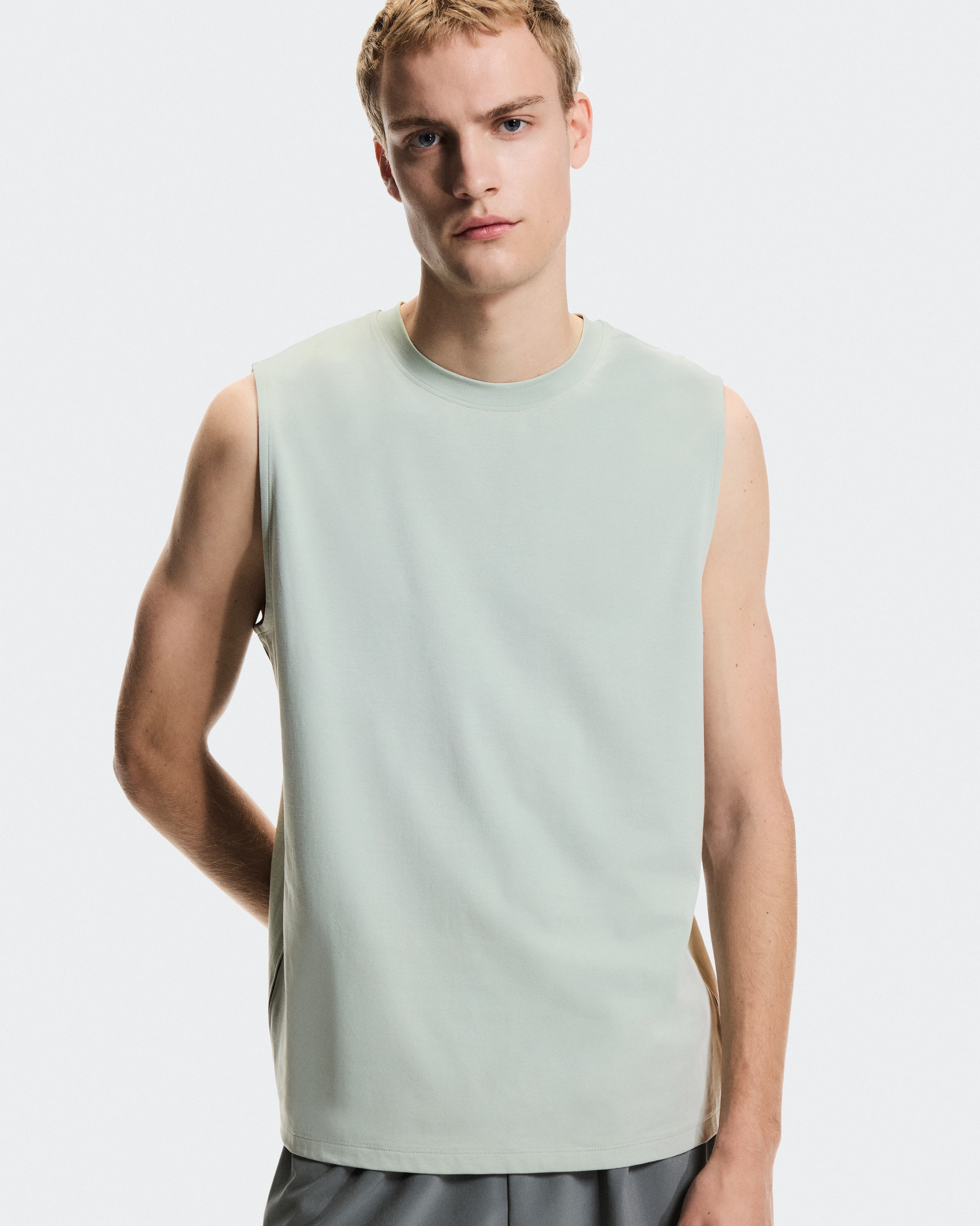 On Focus Tank Mineral Men Tops and t-shirts
