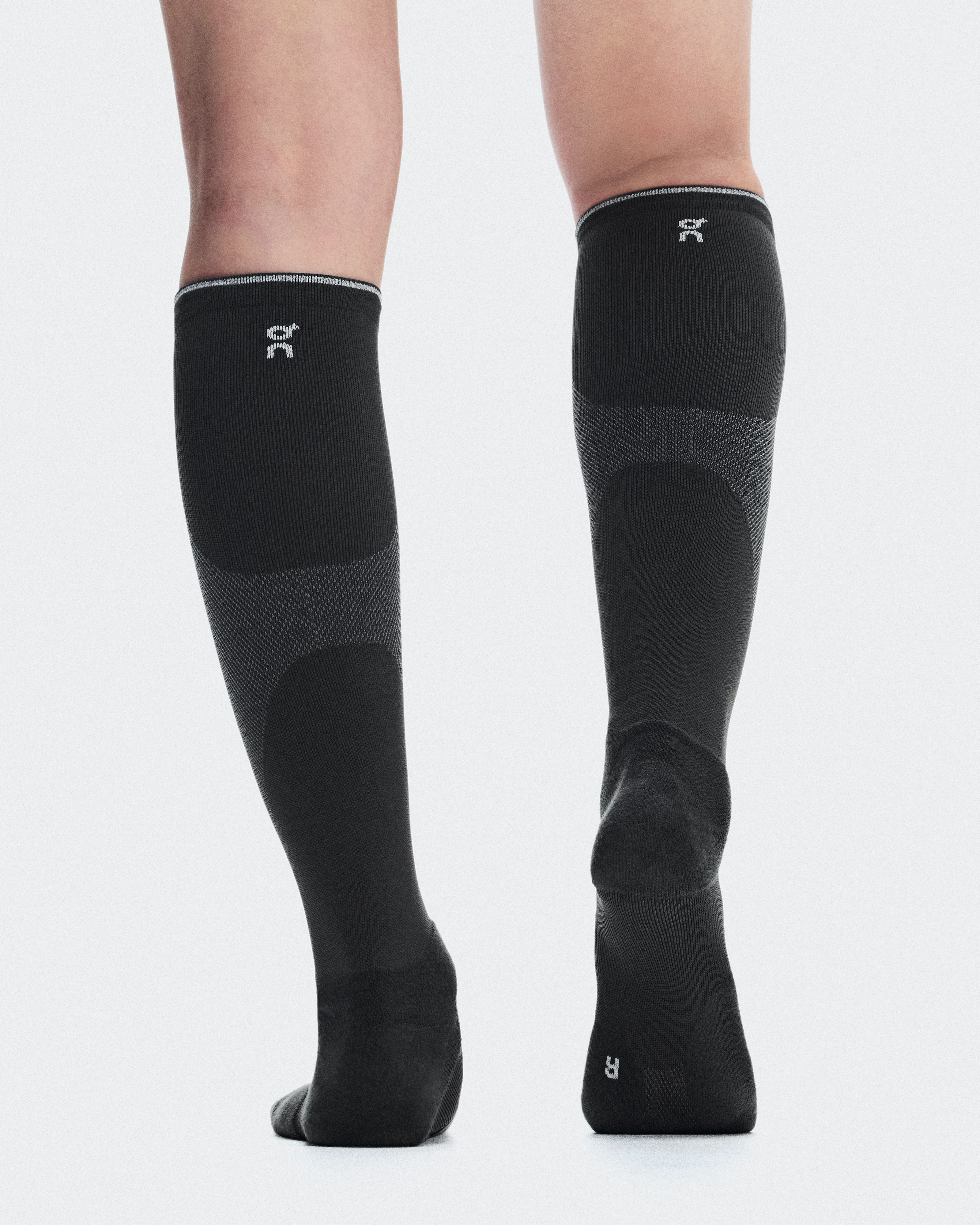 On Run Sock PAF Molasses & Black Unisex Socks