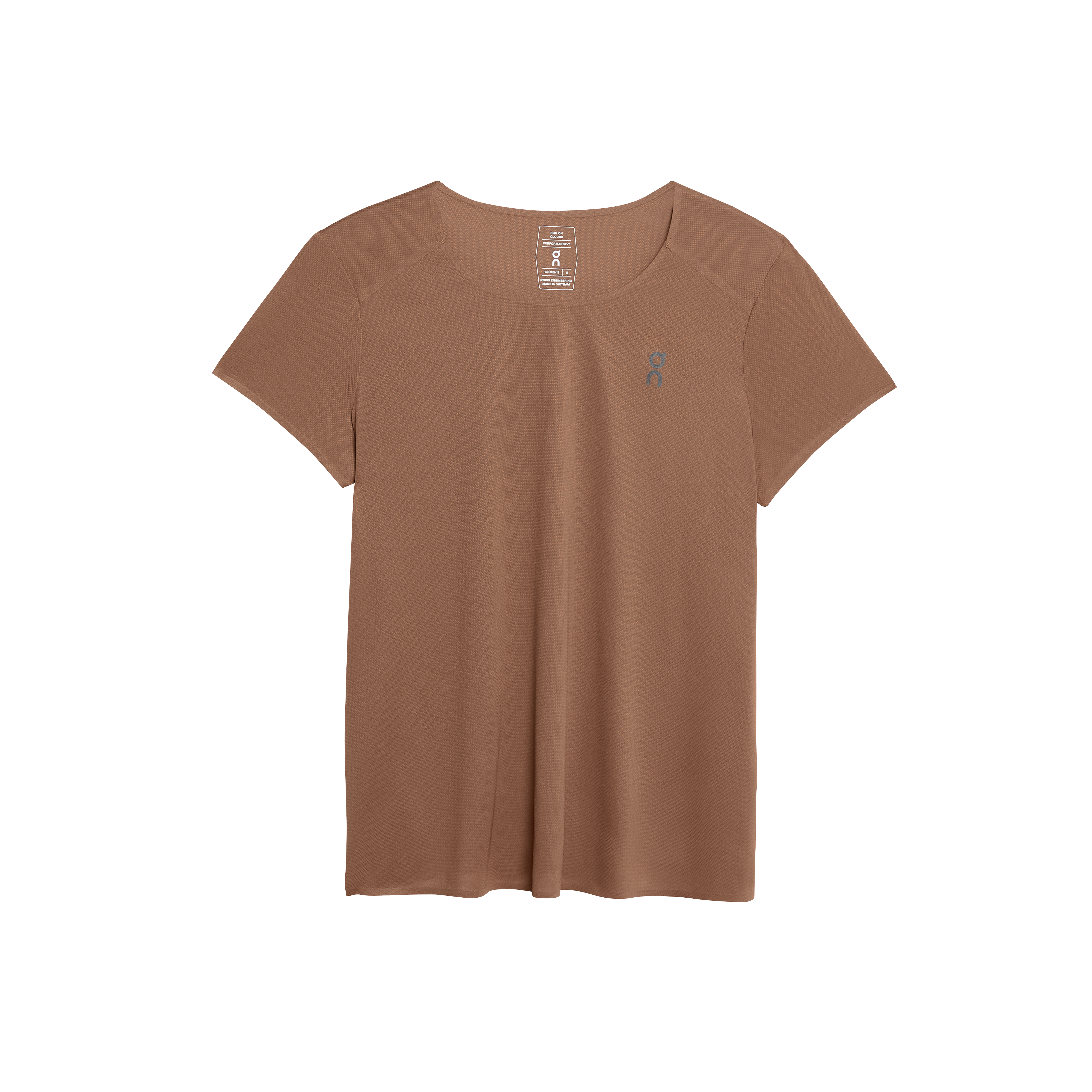 Performance-T Short-Sleeve Shirt in Cocoa/Black