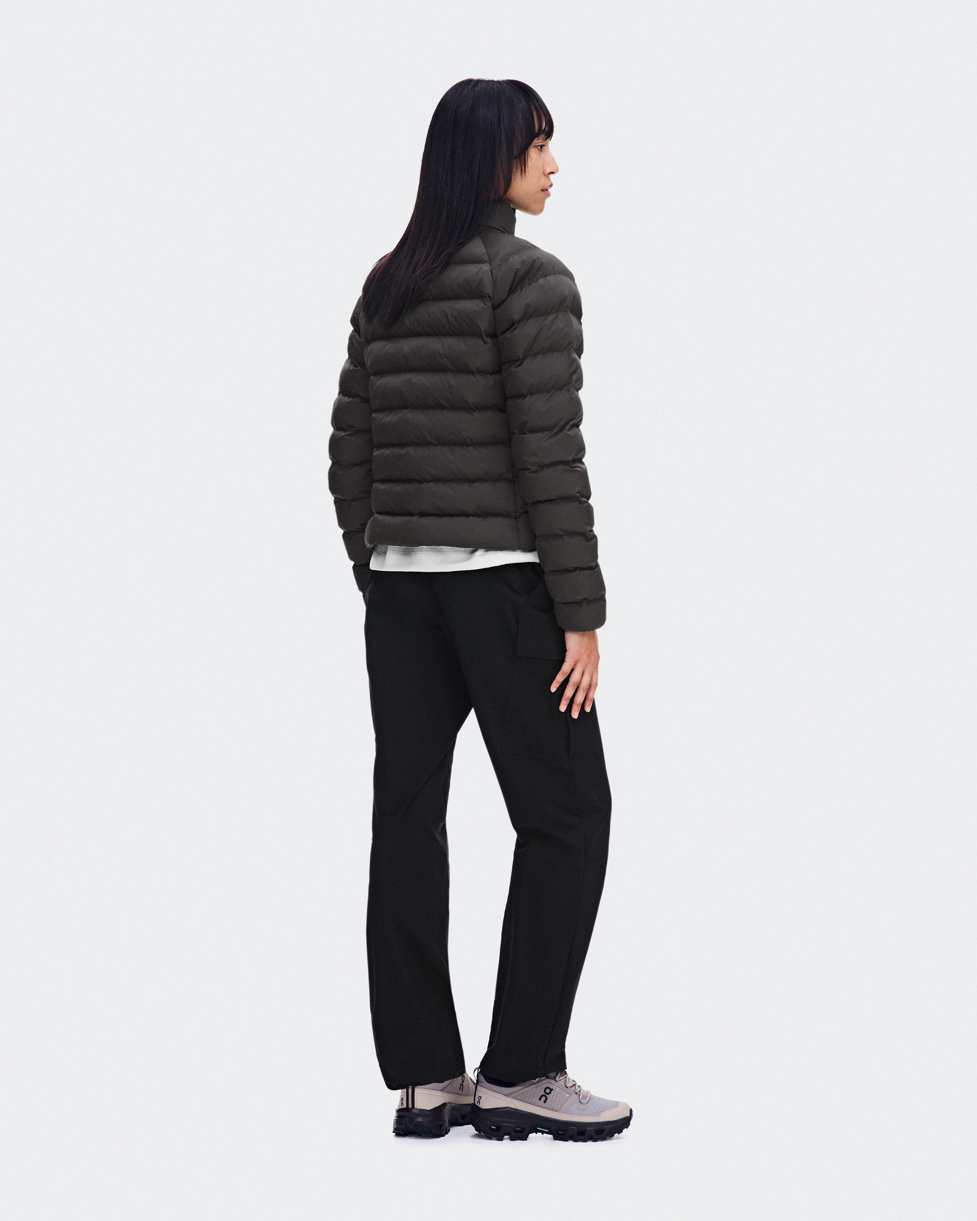 On Ascent Puffer Jacket Espresso Mujer Chaquetas