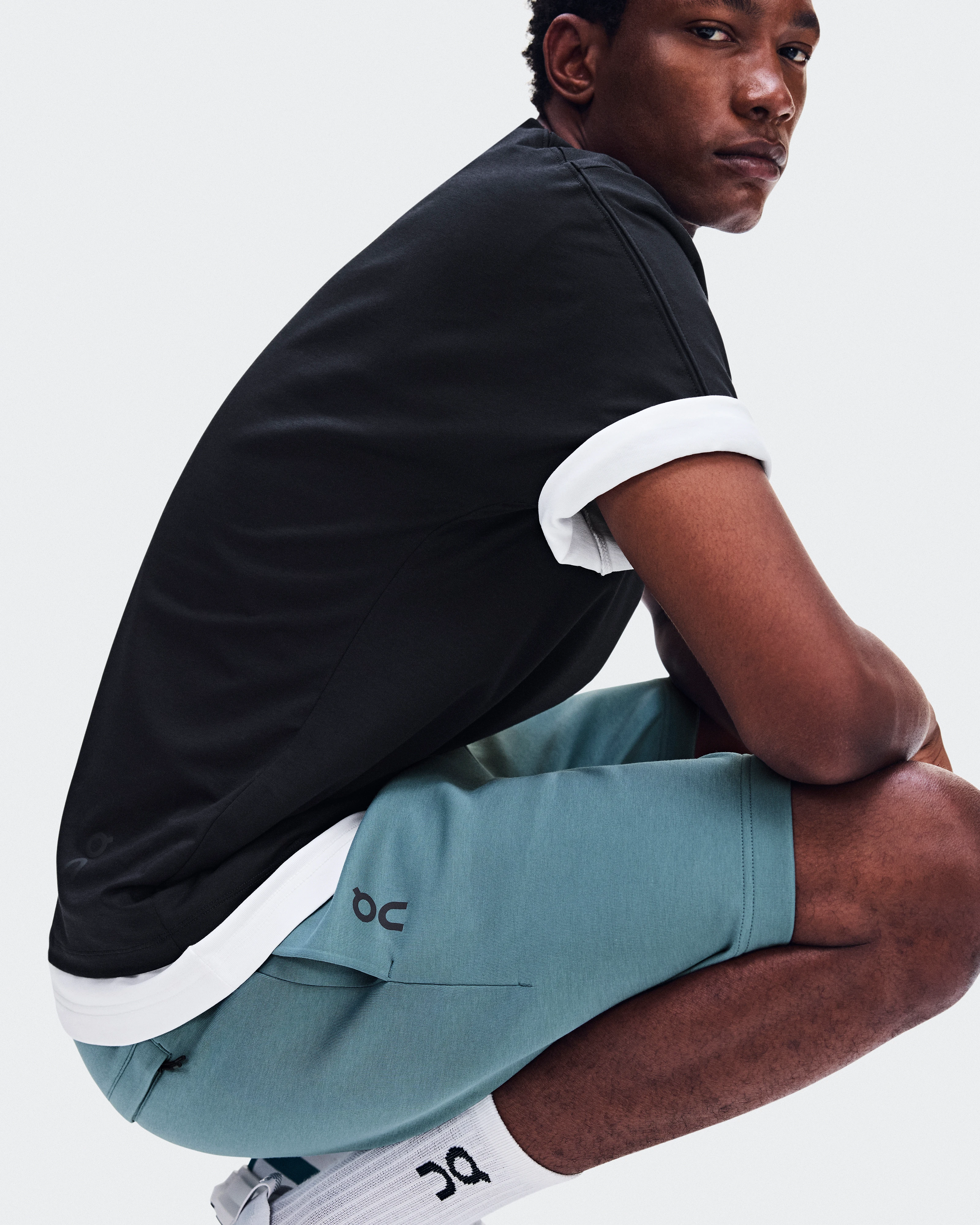 On Focus Tech Shorts Agave Men Shorts