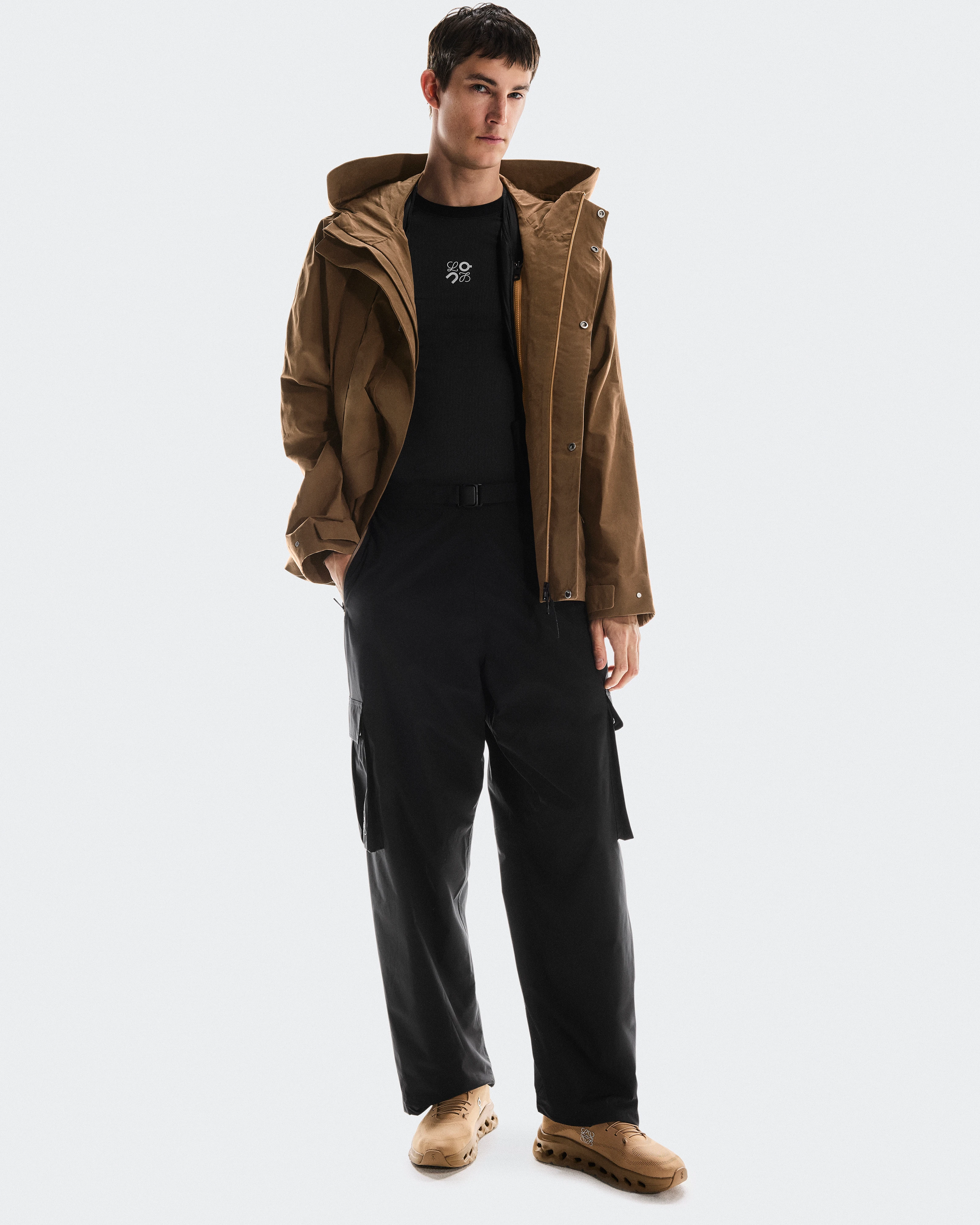 On Cargo Trousers LOEWE Black Men Pants