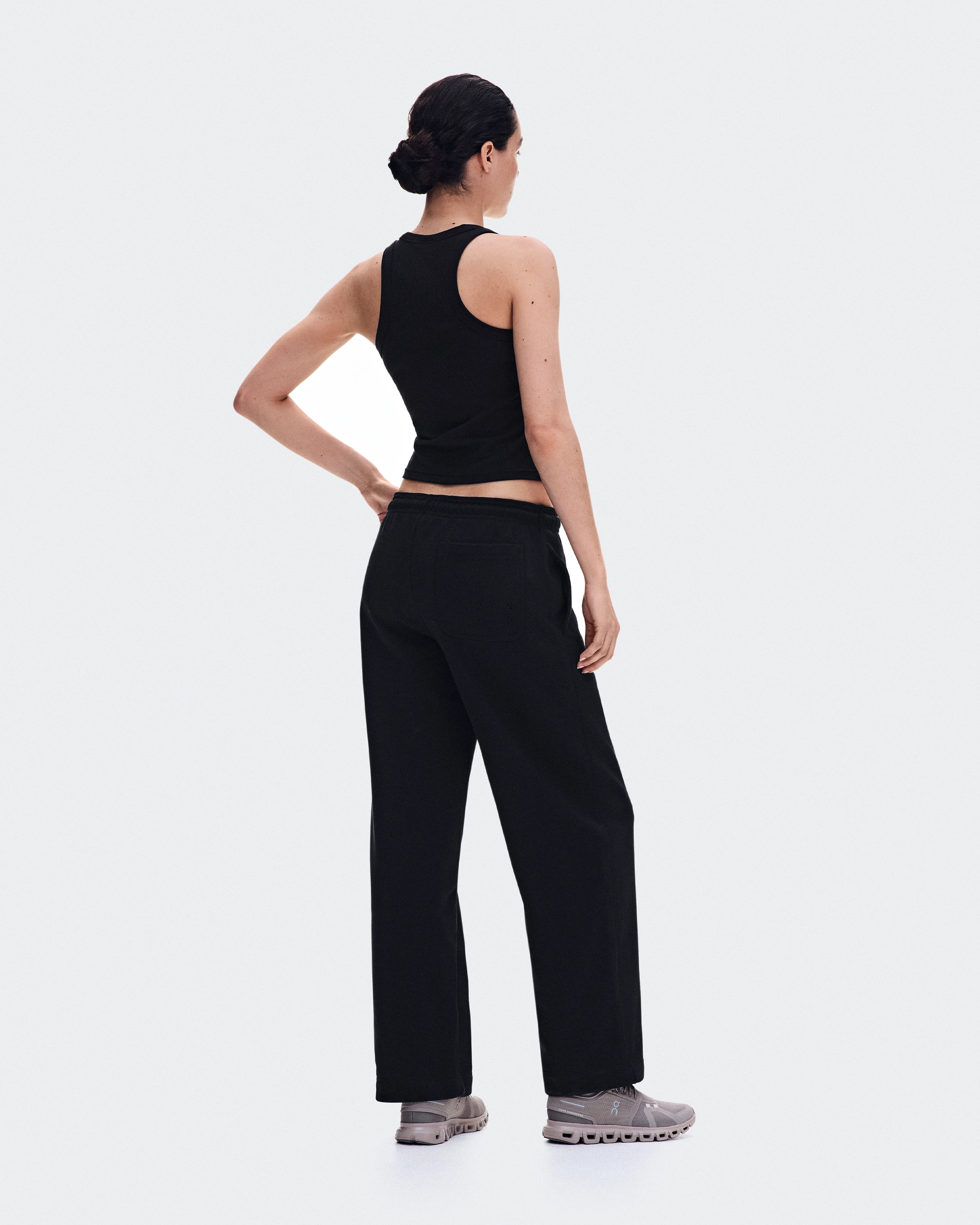 On All-Day Ribbed Tank Black Women Tops and t-shirts