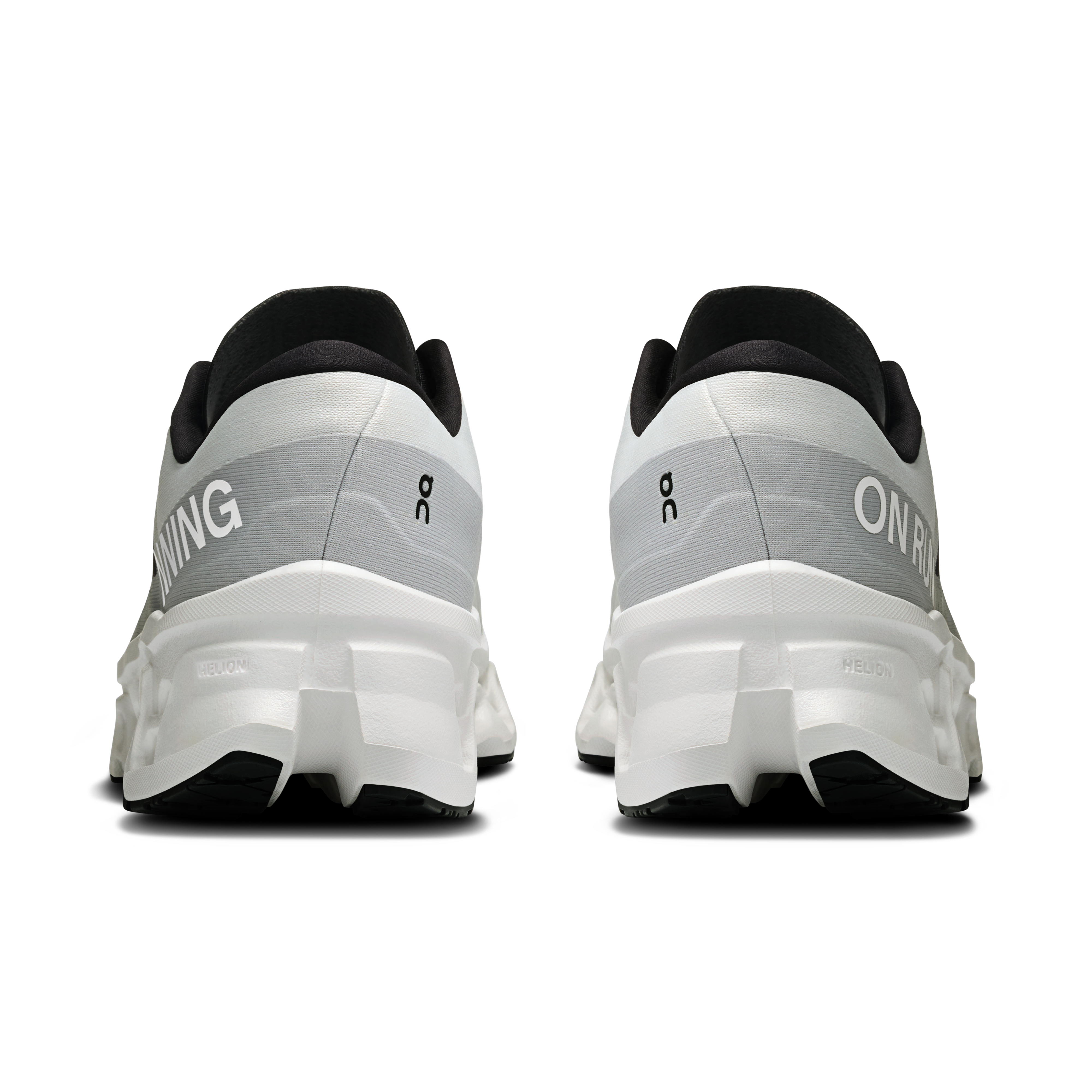 On Cloudmonster 3 White & White Homme Running sur route Chaussures