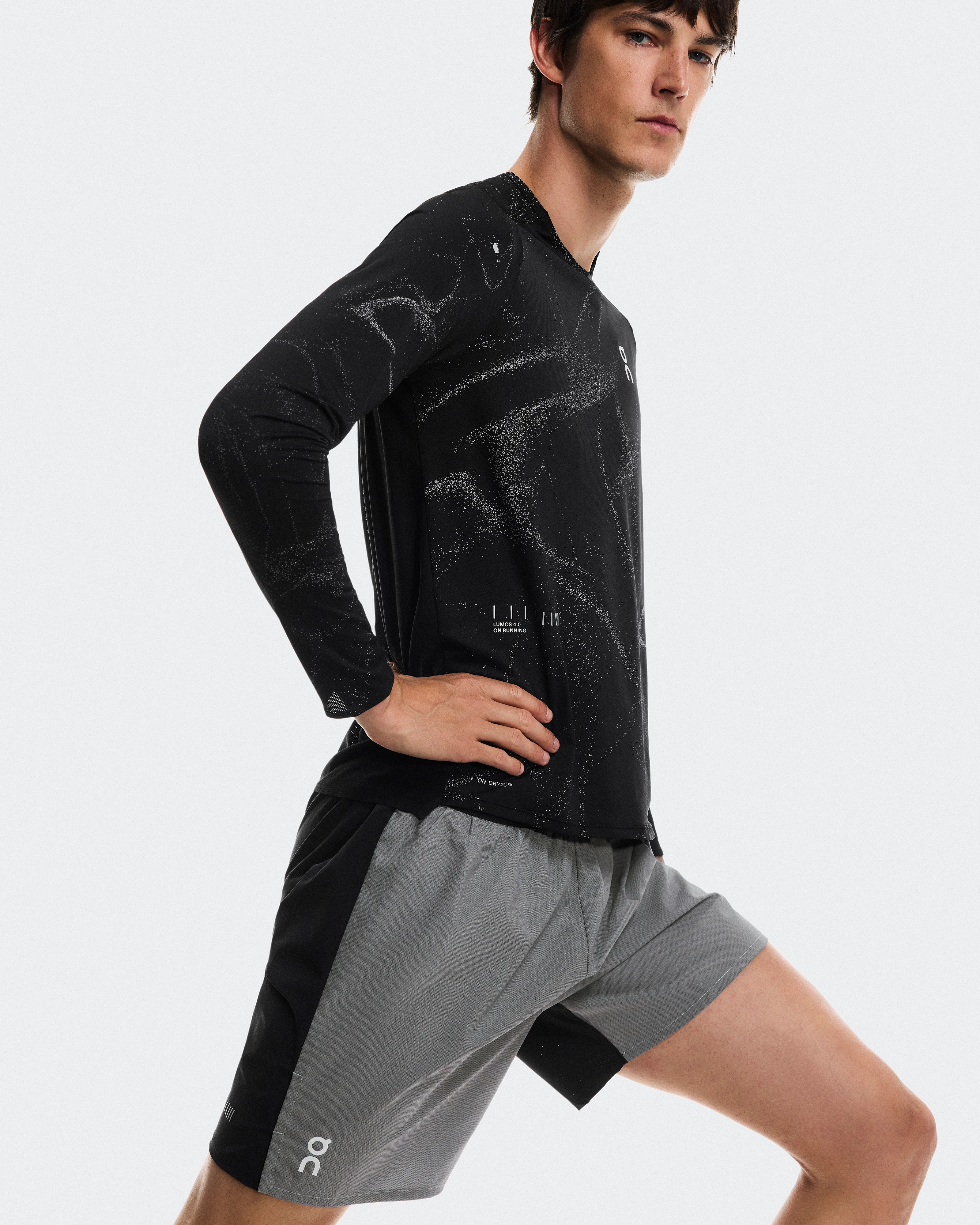 On Performance Shorts Lumos Eclipse & Black Men Shorts