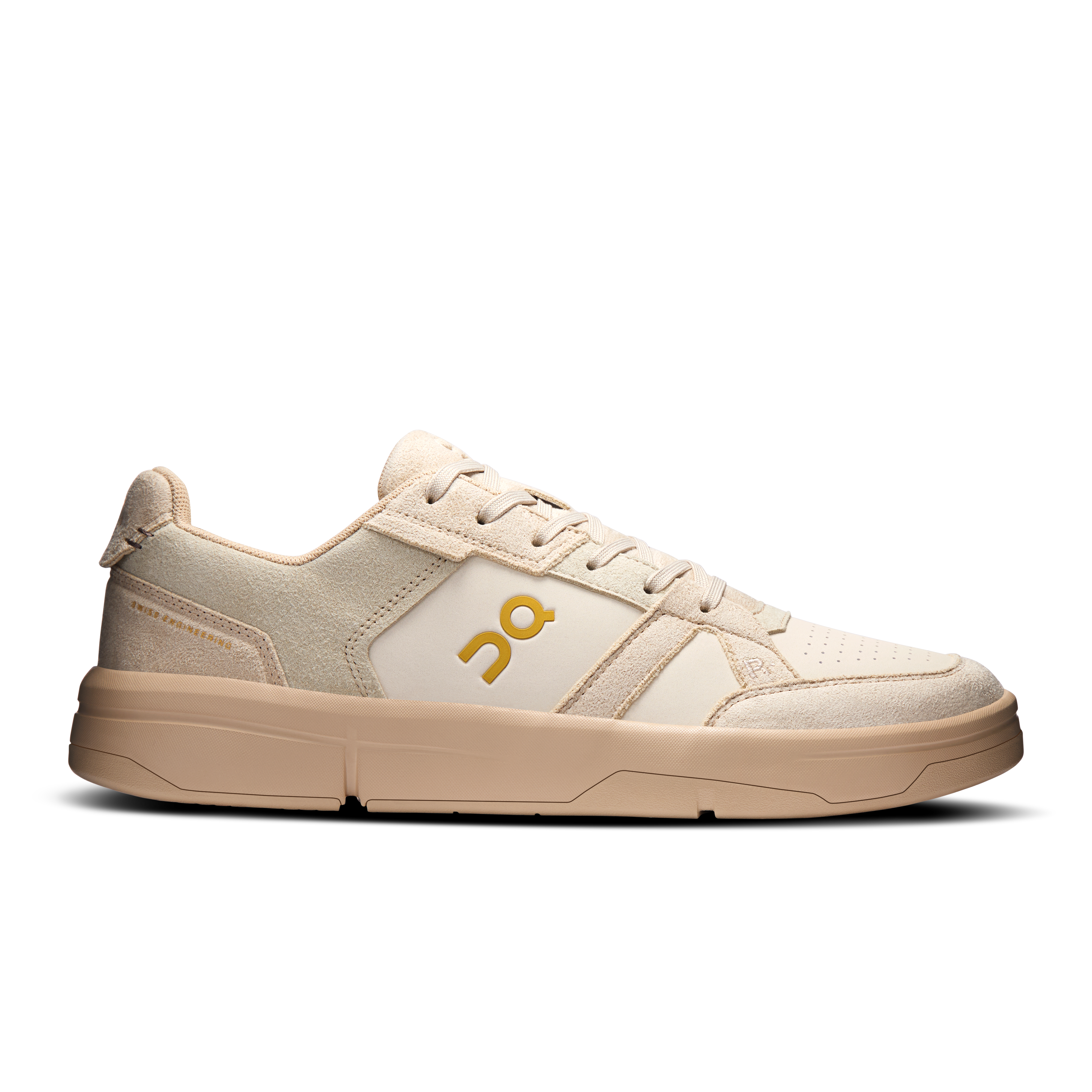 On THE ROGER Clubhouse Ace Beige Men Men – All-day, tennis-inspired, hidden CloudTec® Shoes