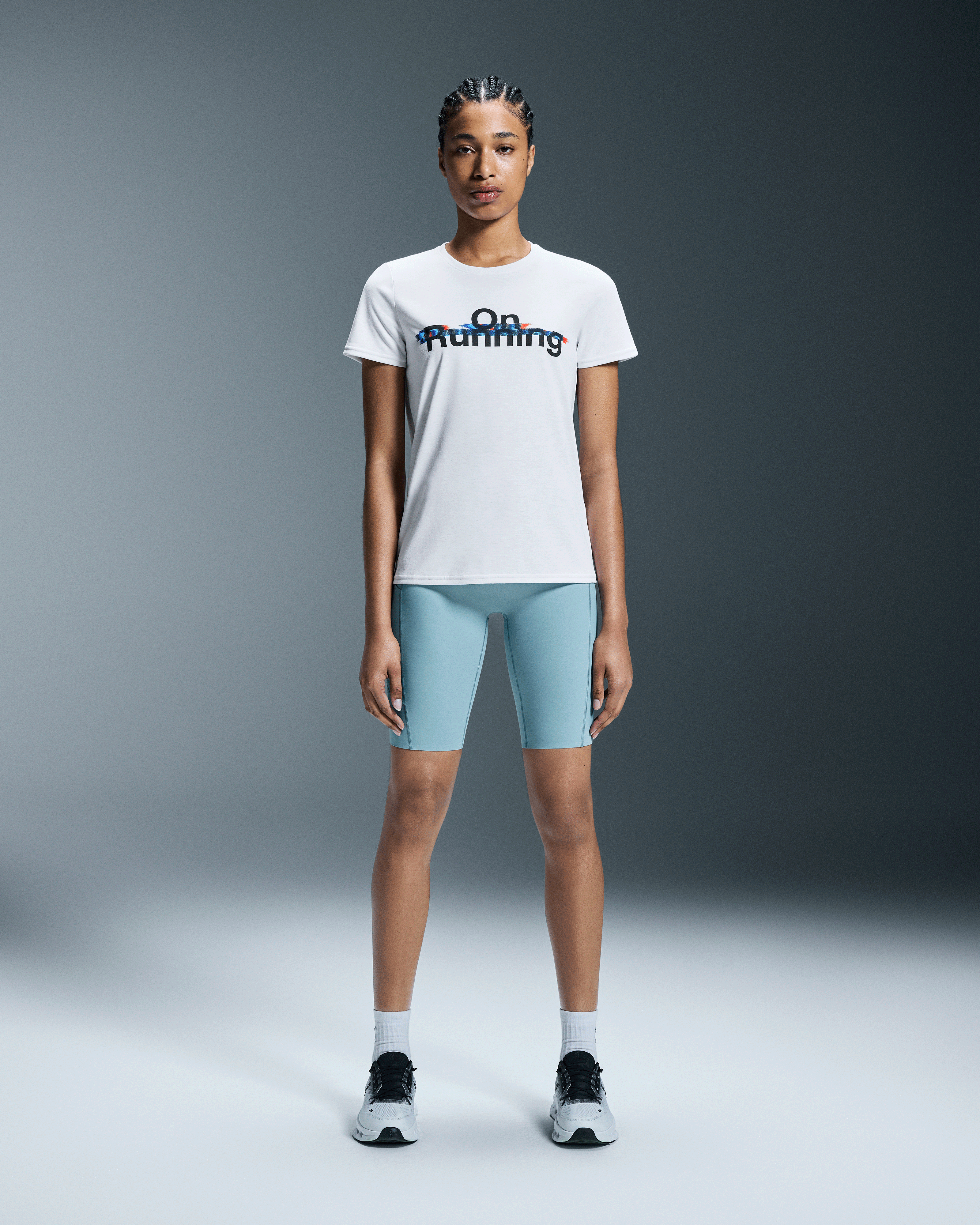 On Run-T Graphic Shirt in White