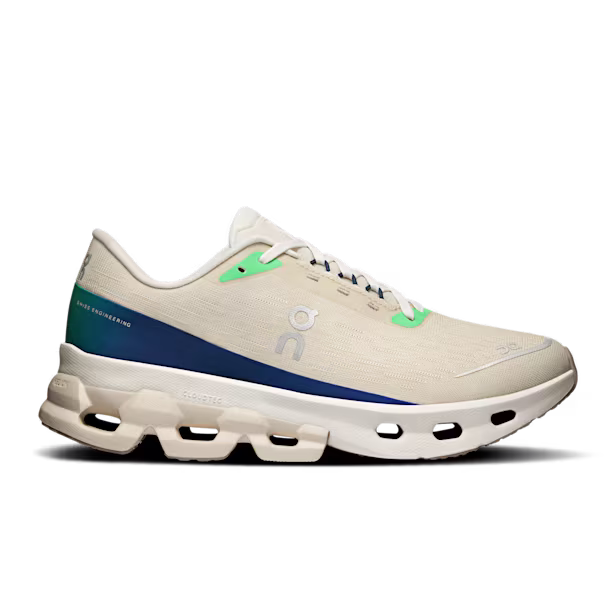 Cloudspark Road Running Shoe in Cream/Honeydew