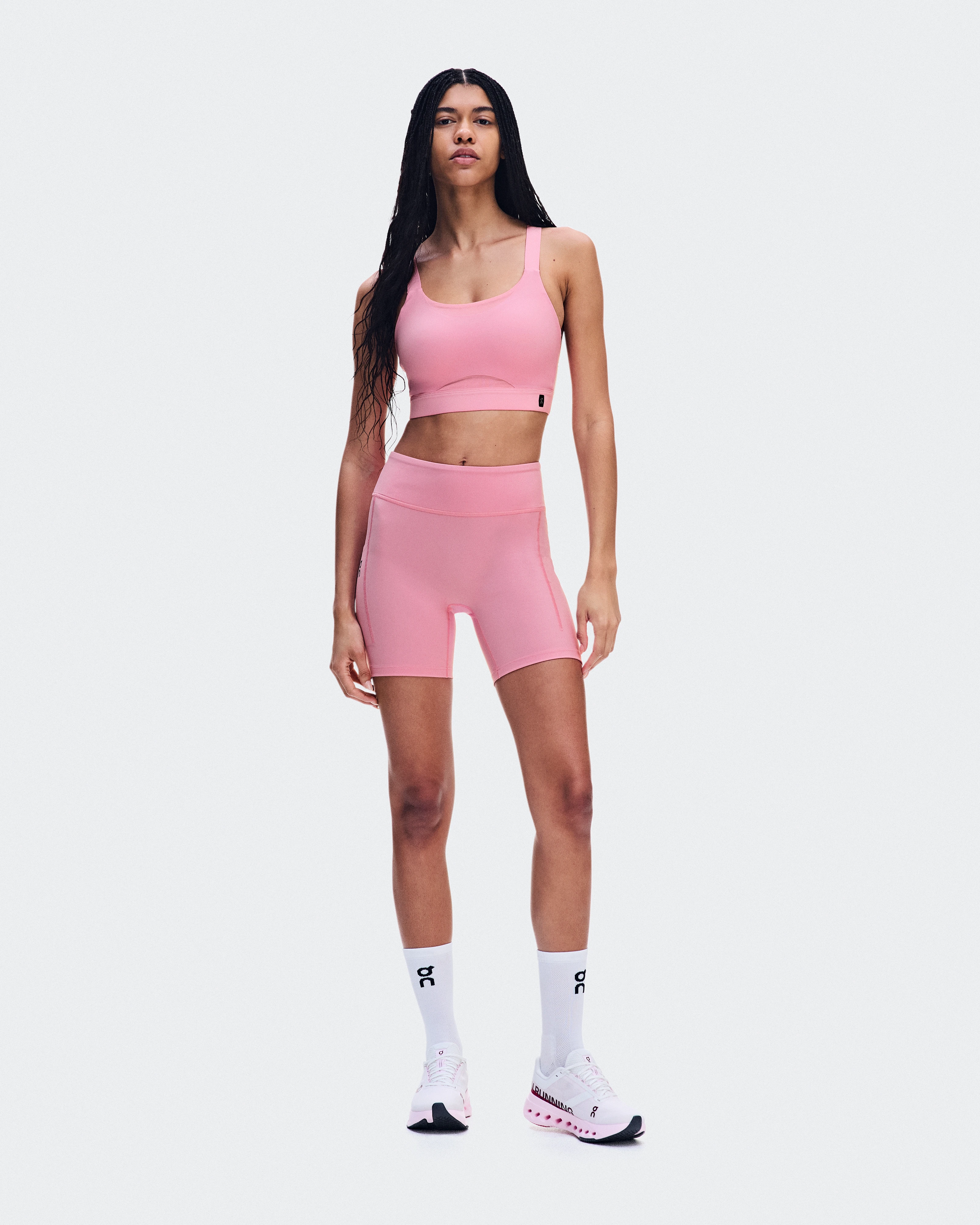 On Performance Tights Short Magnolia Women Tights
