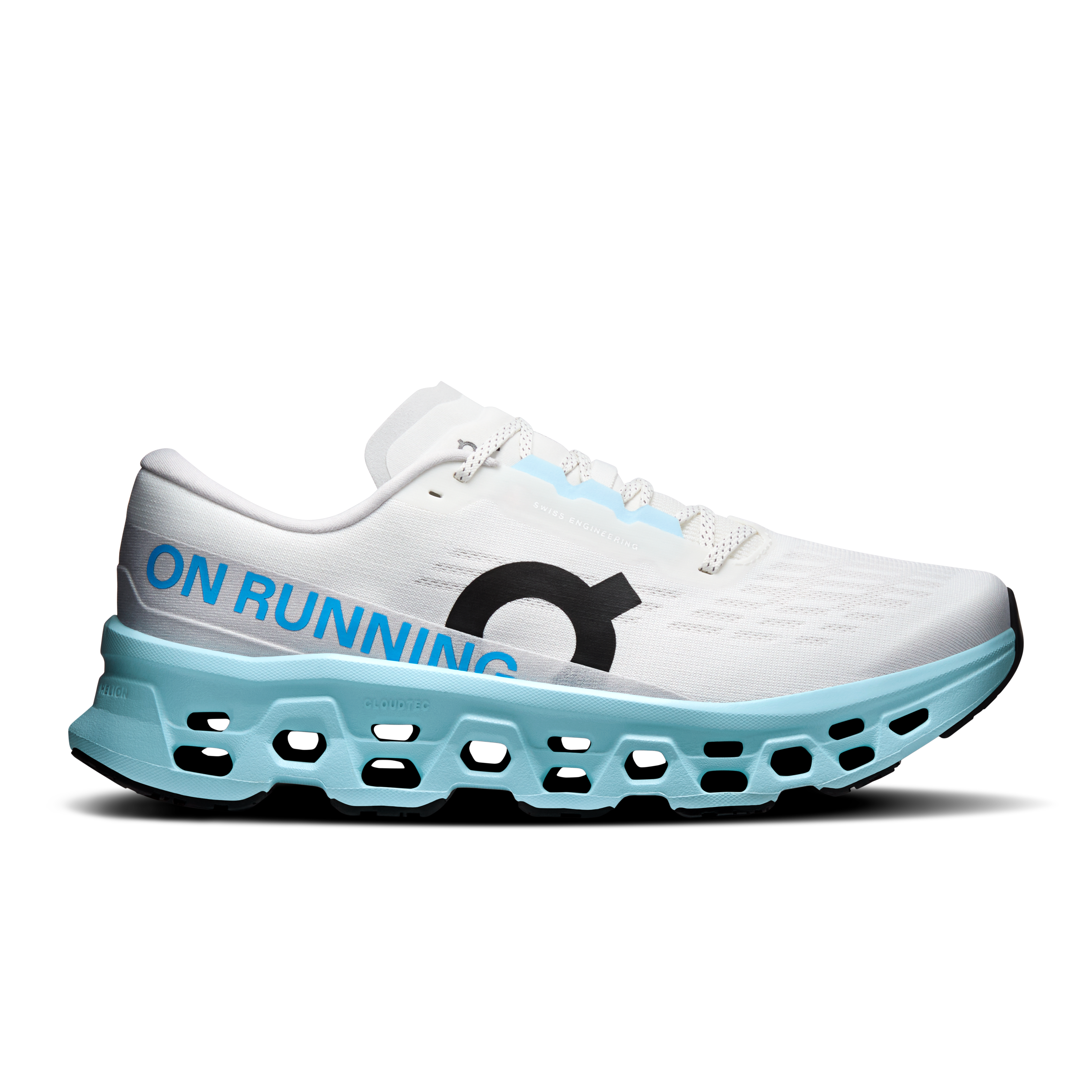 Cloudmonster 3 Road Running Shoe in Ivory/Topaz