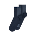 Performance Run Sock Mid in Navy/Navy