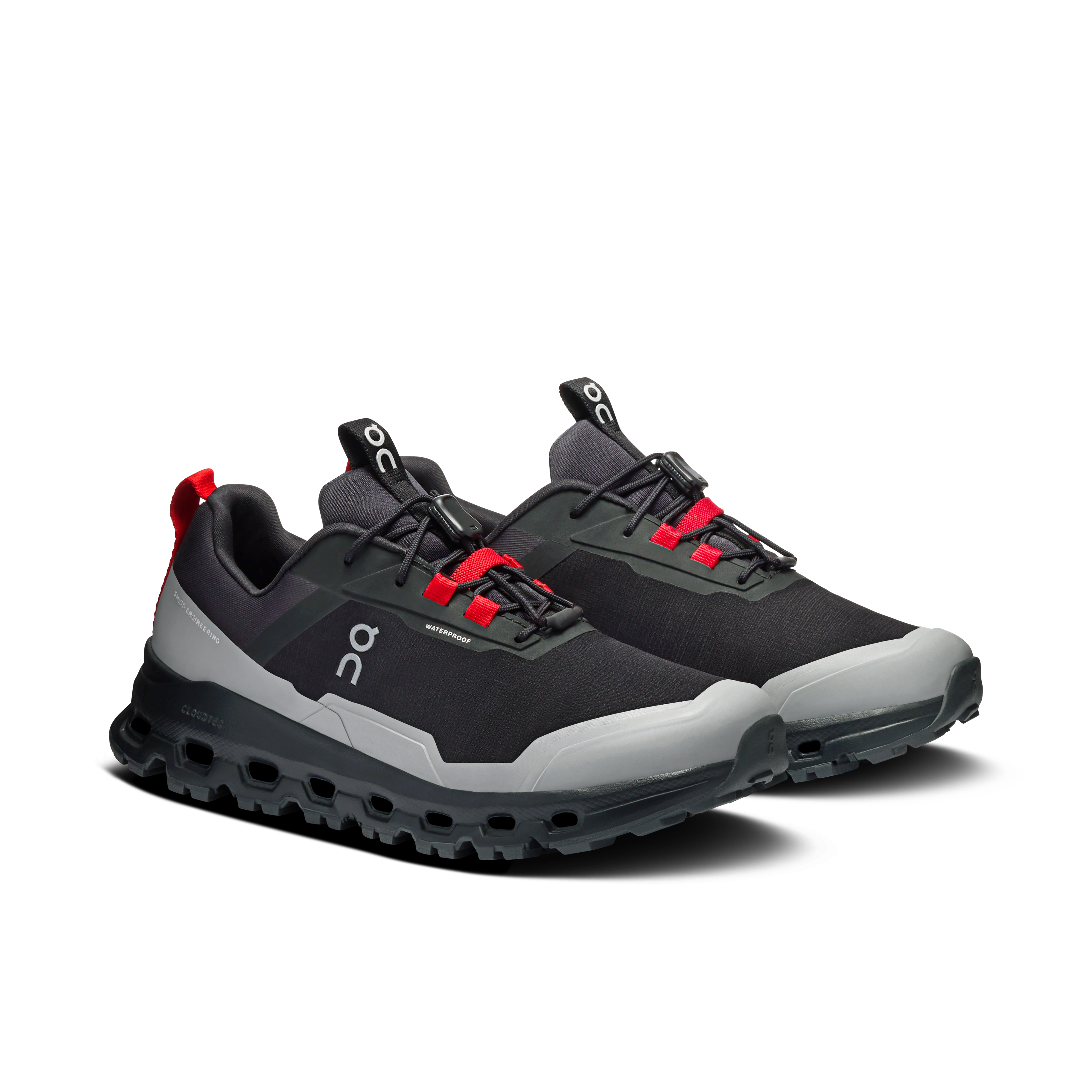 On Cloudhero Waterproof Black & Alloy Youth – Outdoors, waterproof, 8-12 year olds Shoes