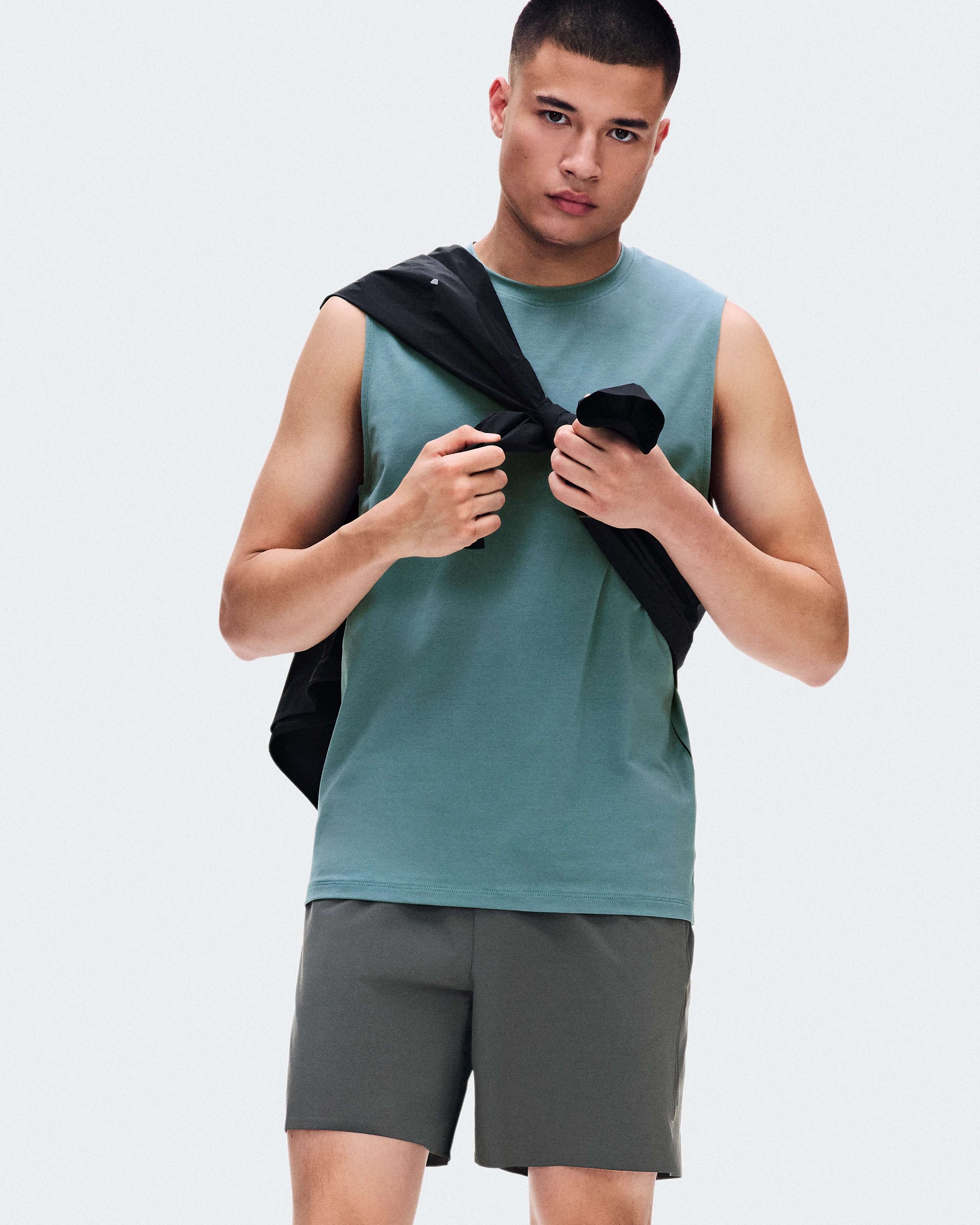 On Focus Tank Agave Men Tops and t-shirts