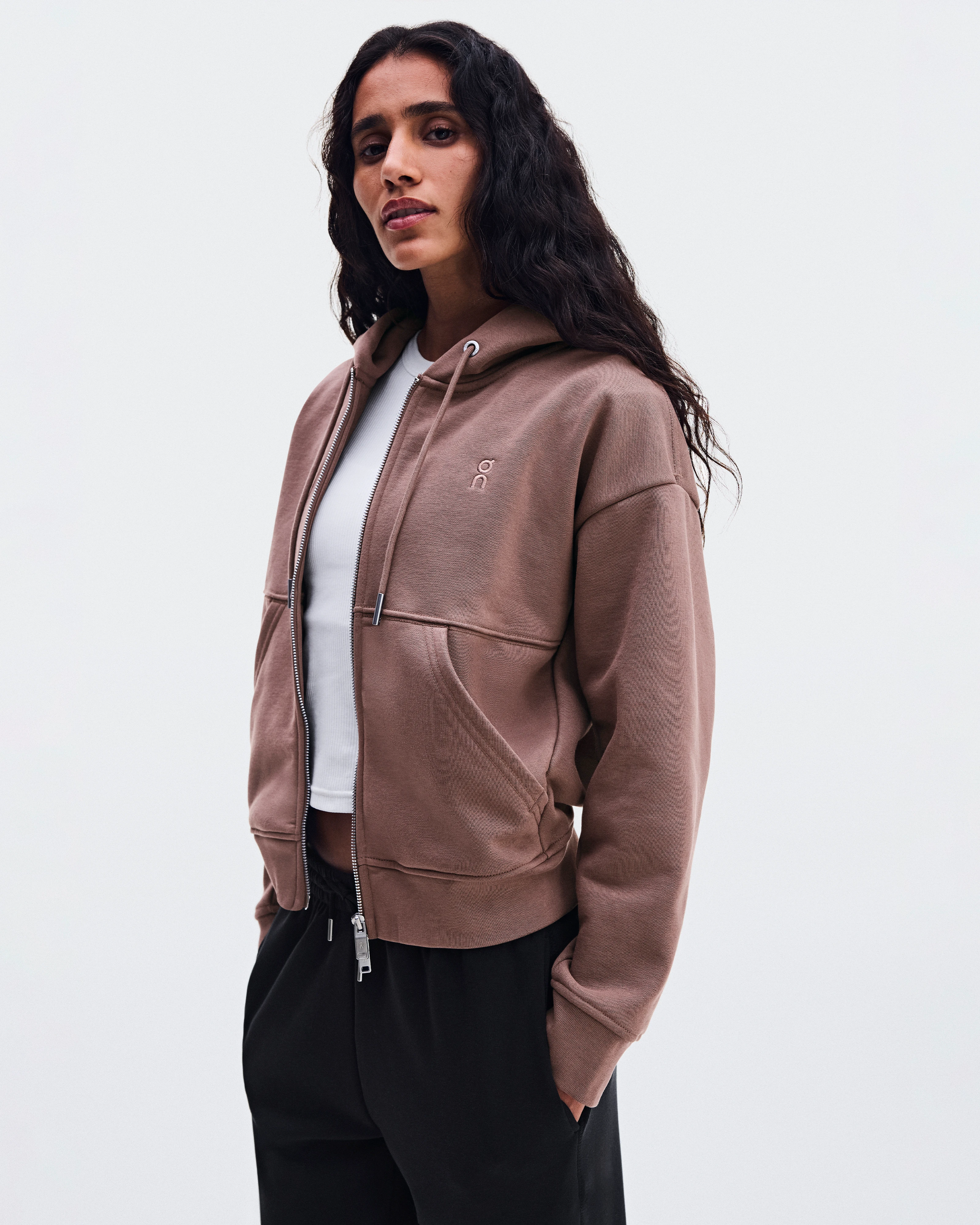 On Club Collective Full Zip Pixel Clove Women – Elevated everyday wear Hoodies and sweatshirts