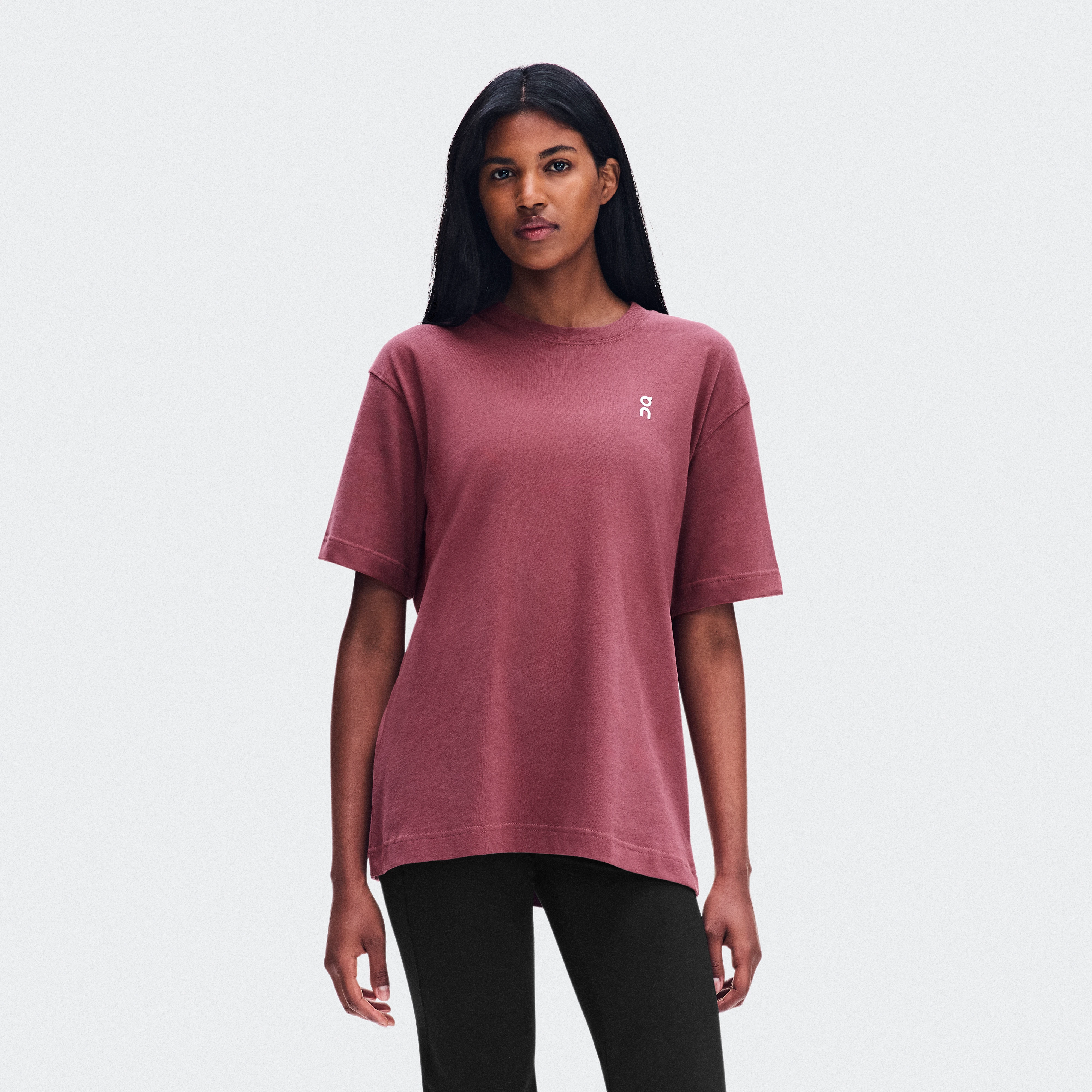 On Club-T Barberry Women – Travel, recovery, all-day wear Tops and t-shirts