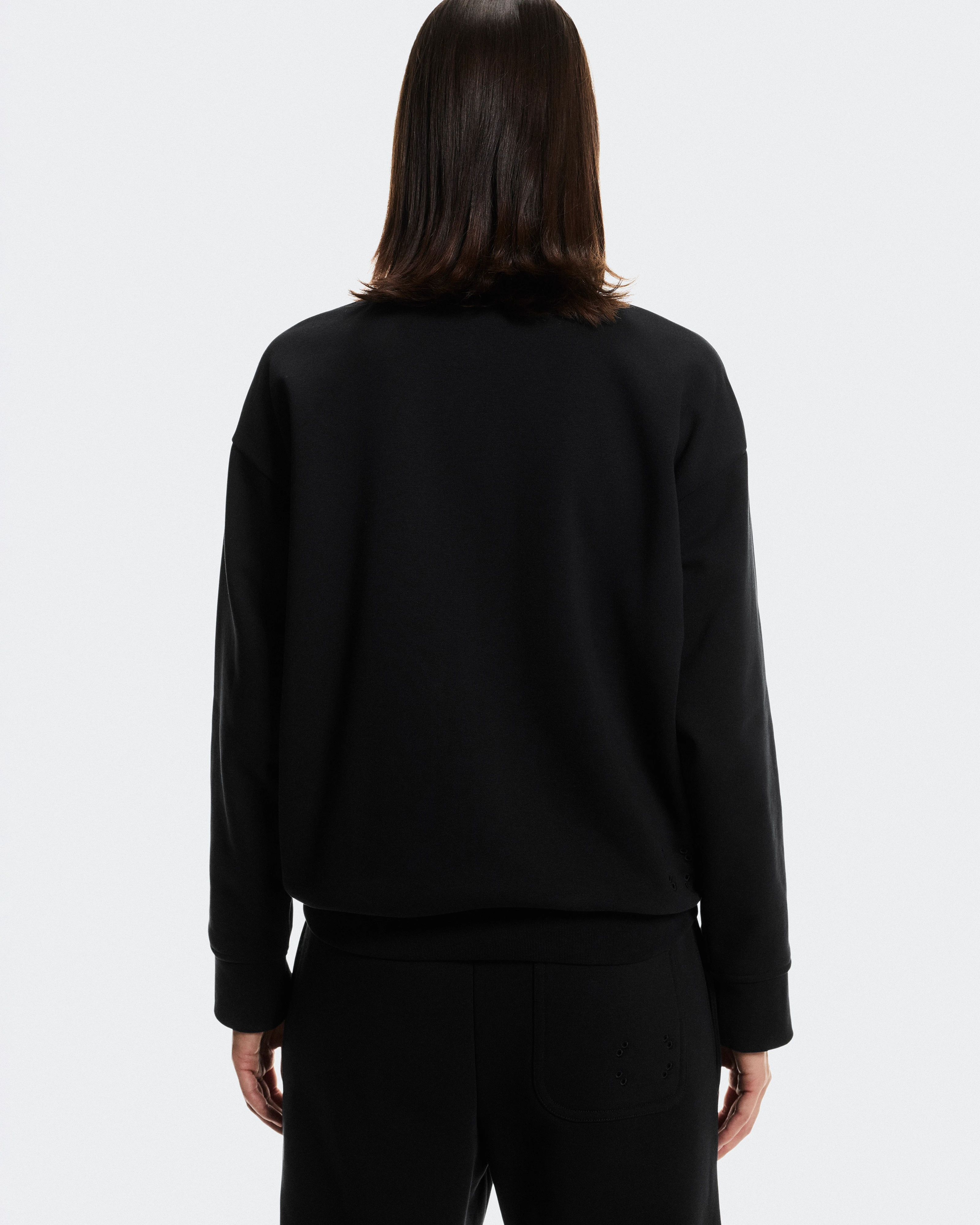On Club Collective 1/4 Zip Black Women Jackets