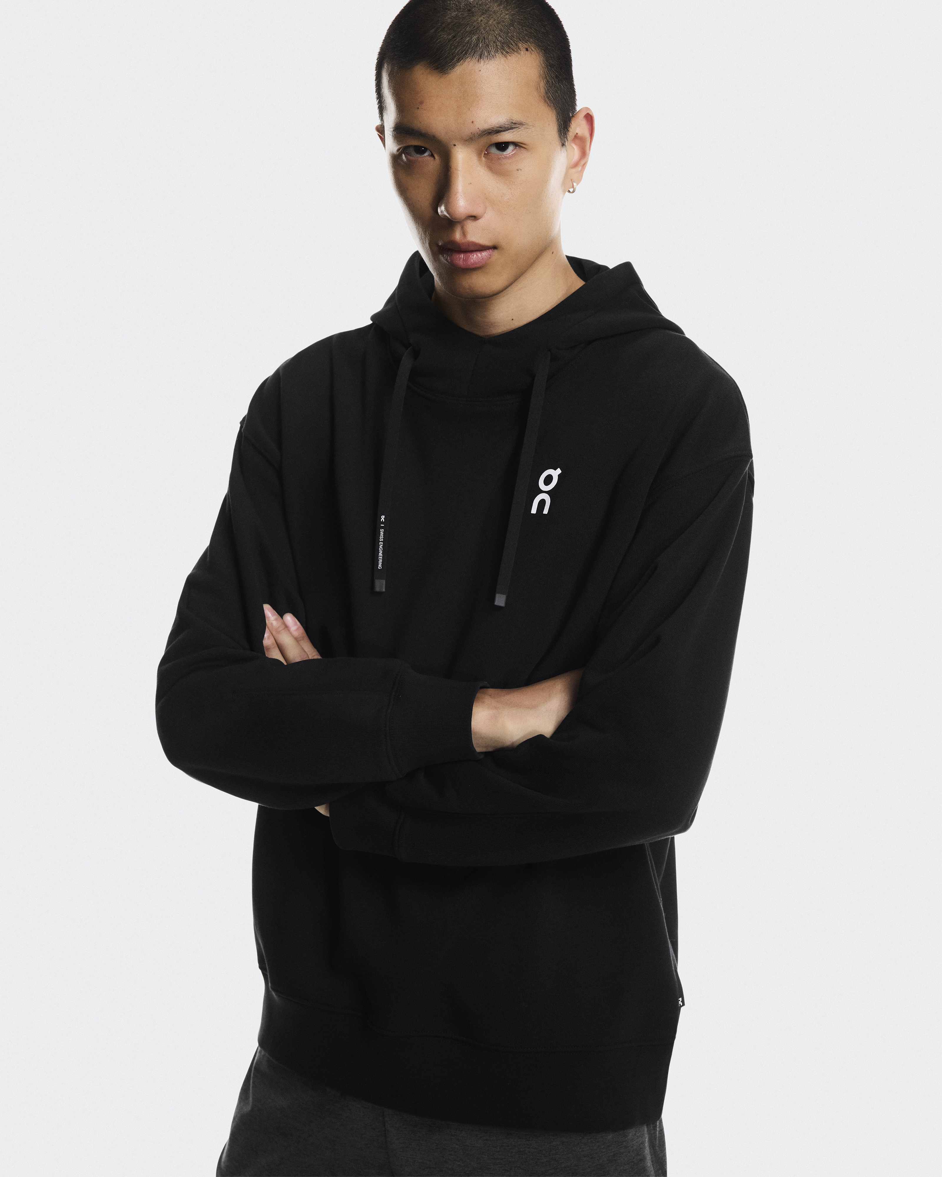 Men's Club Hoodie Smash | Black & Purple | On Japan