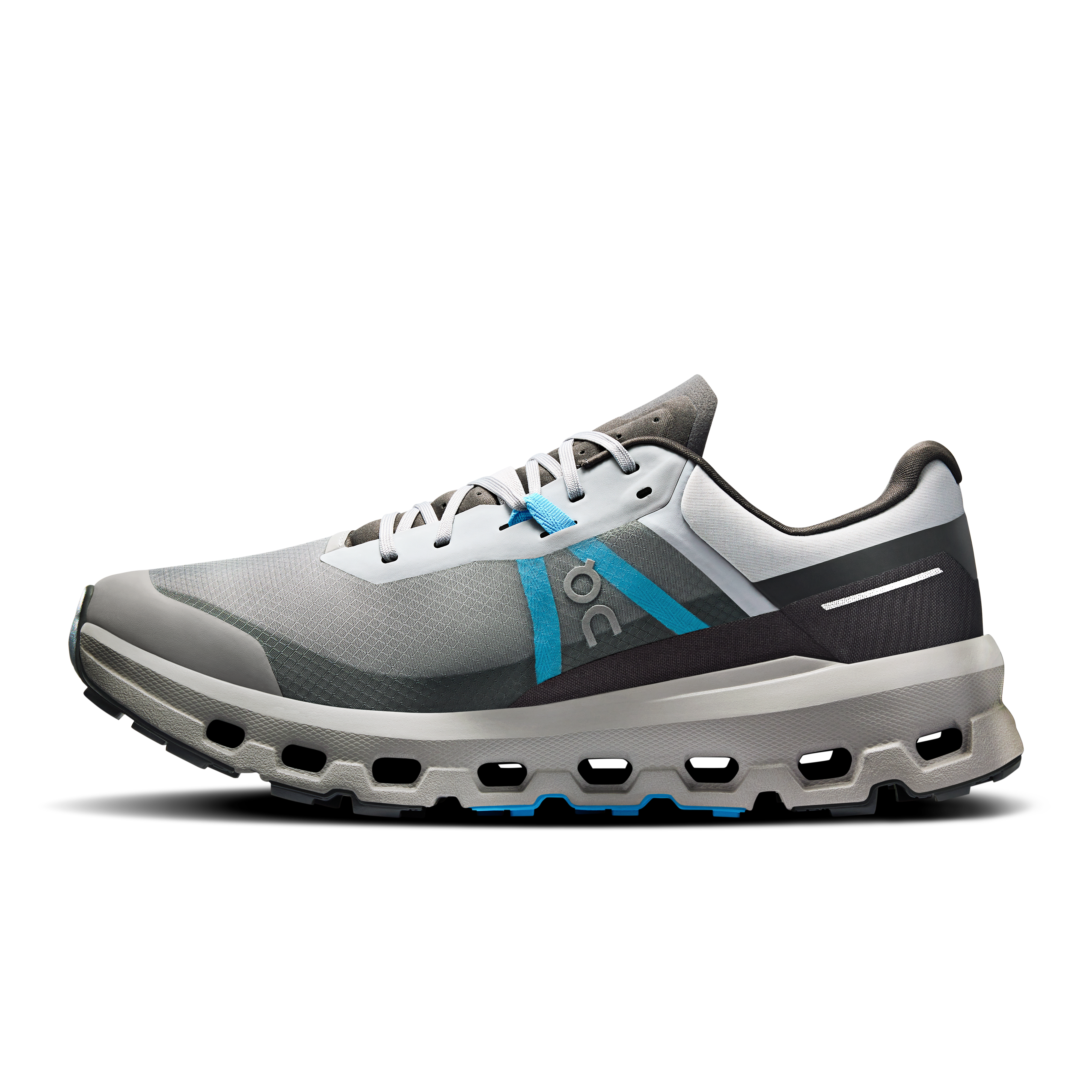 On Cloudvista 2 Glacier & Alloy Men Trail running Shoes