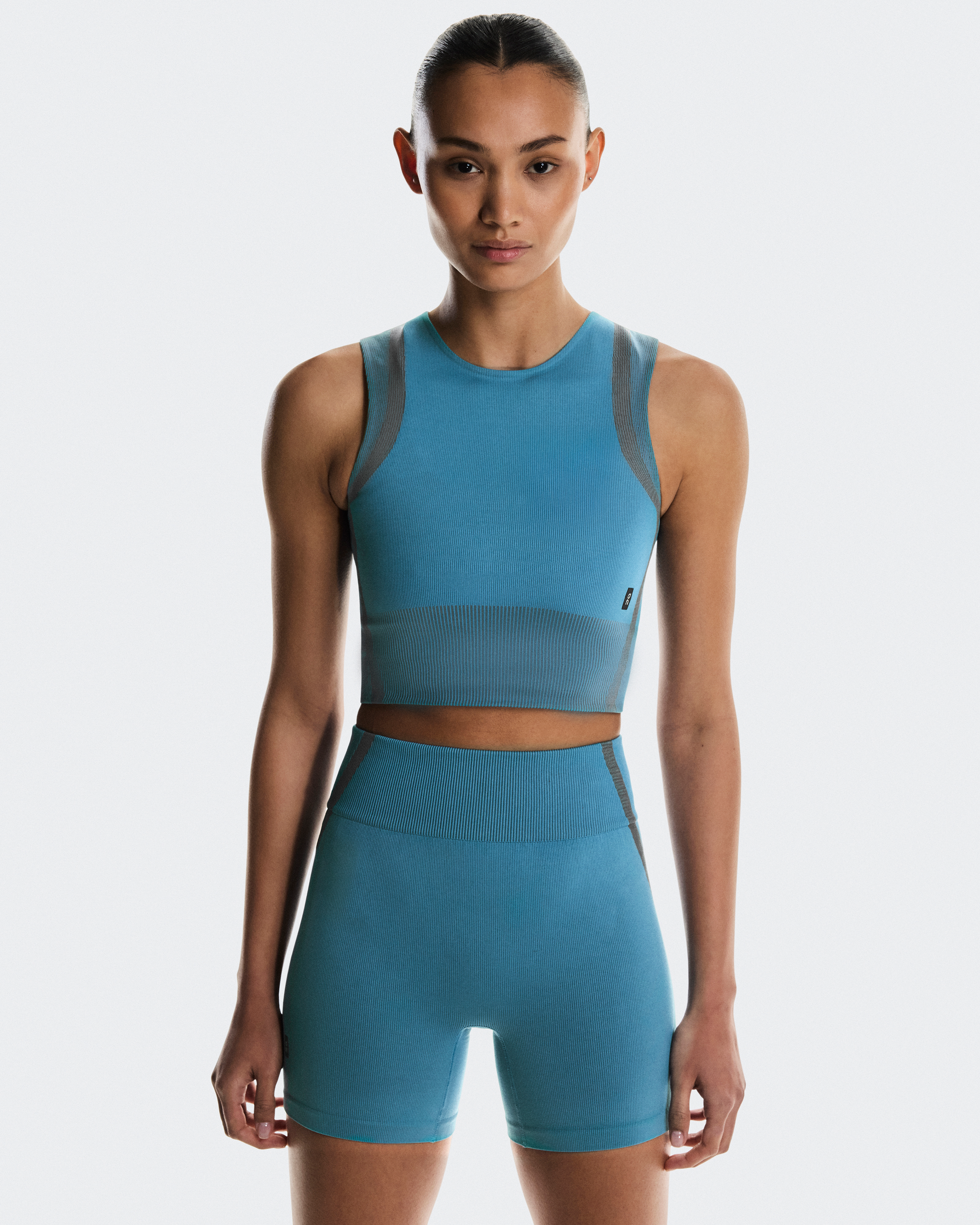 Studio Knit CropWomen / Niagara | Rock / L