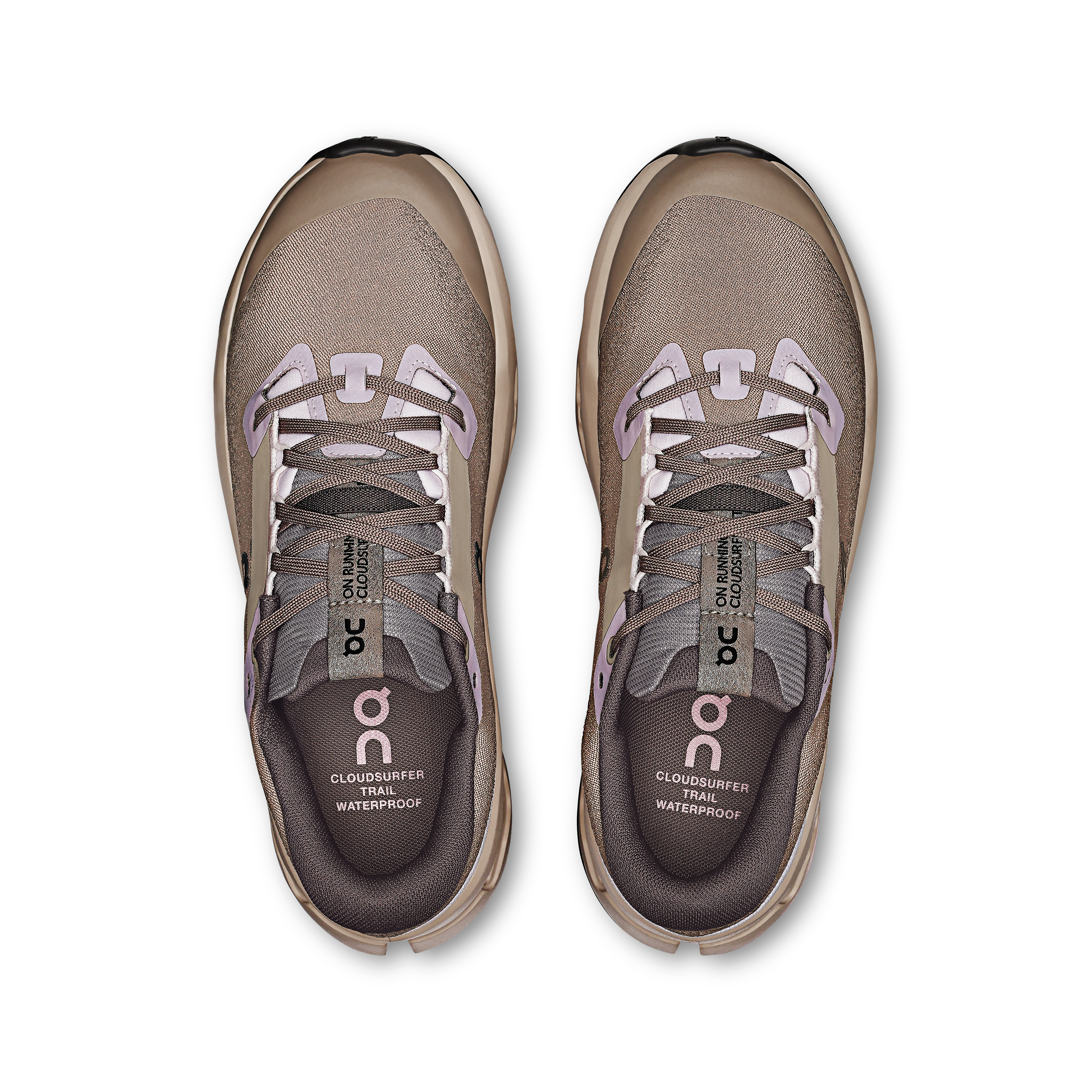 On Cloudsurfer Trail 2 Waterproof Cinder & Desert Women Trail running Shoes