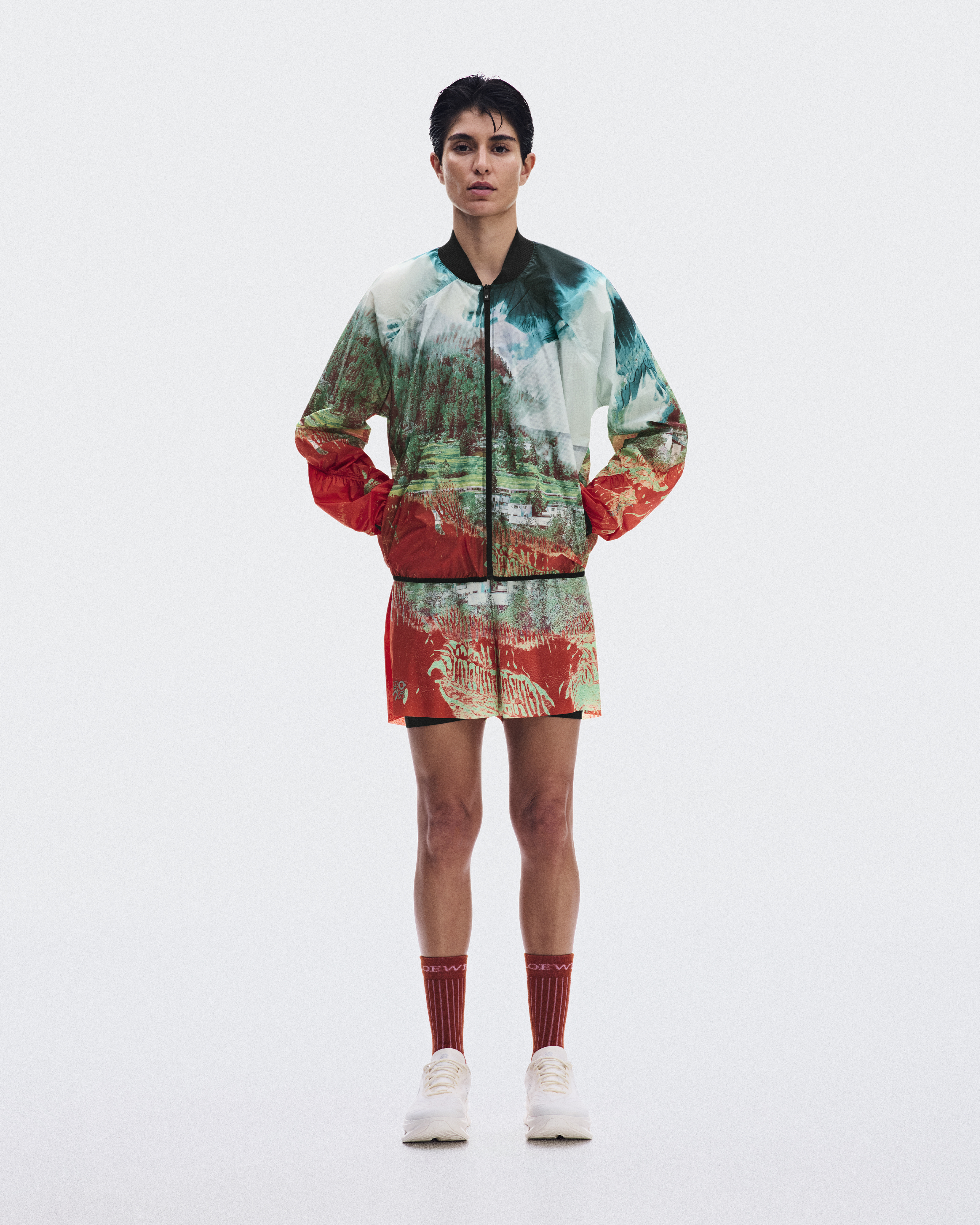Zip-Up Jacket LOEWE in Multicolor