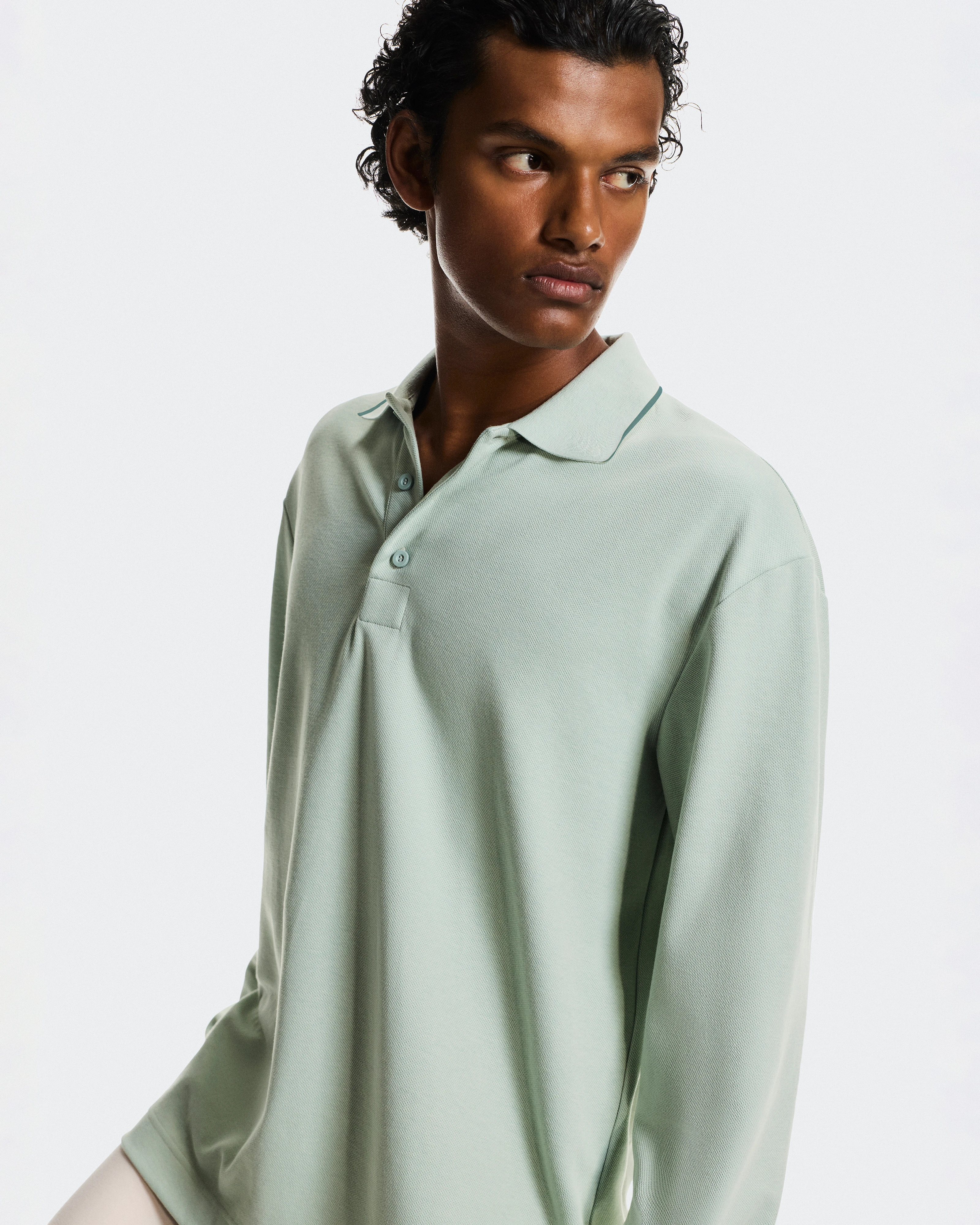 On Courtside Long-T Polo Mineral & Tide Men Tops and t-shirts