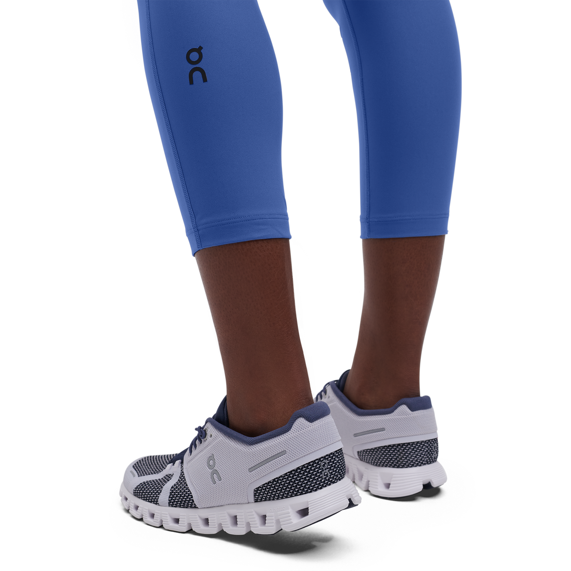 JUMP USA Running Women Royal Blue Solid Rapid-Dry Tights