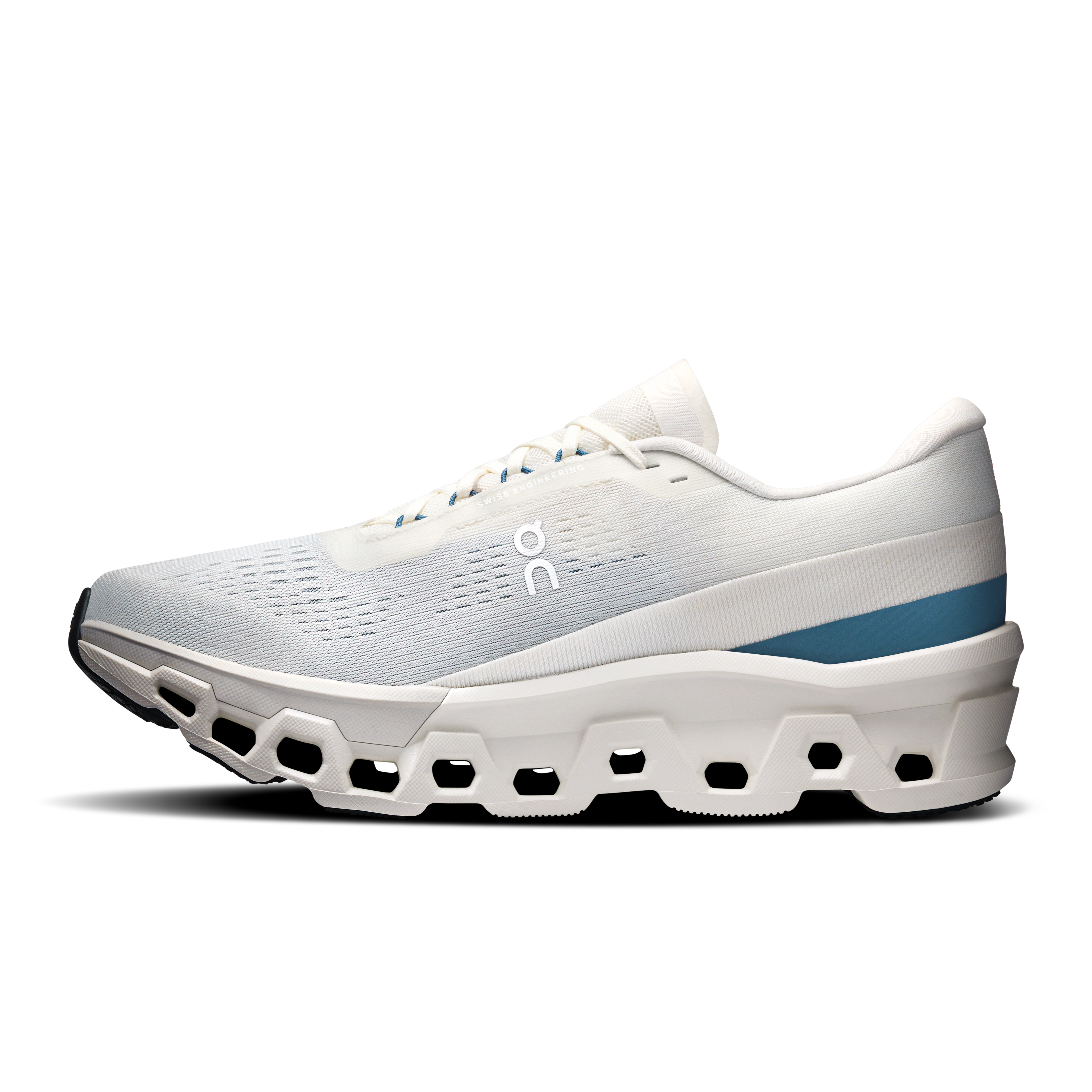 On Cloudmonster 2 Ivory & Steel Homme Running sur route Chaussures