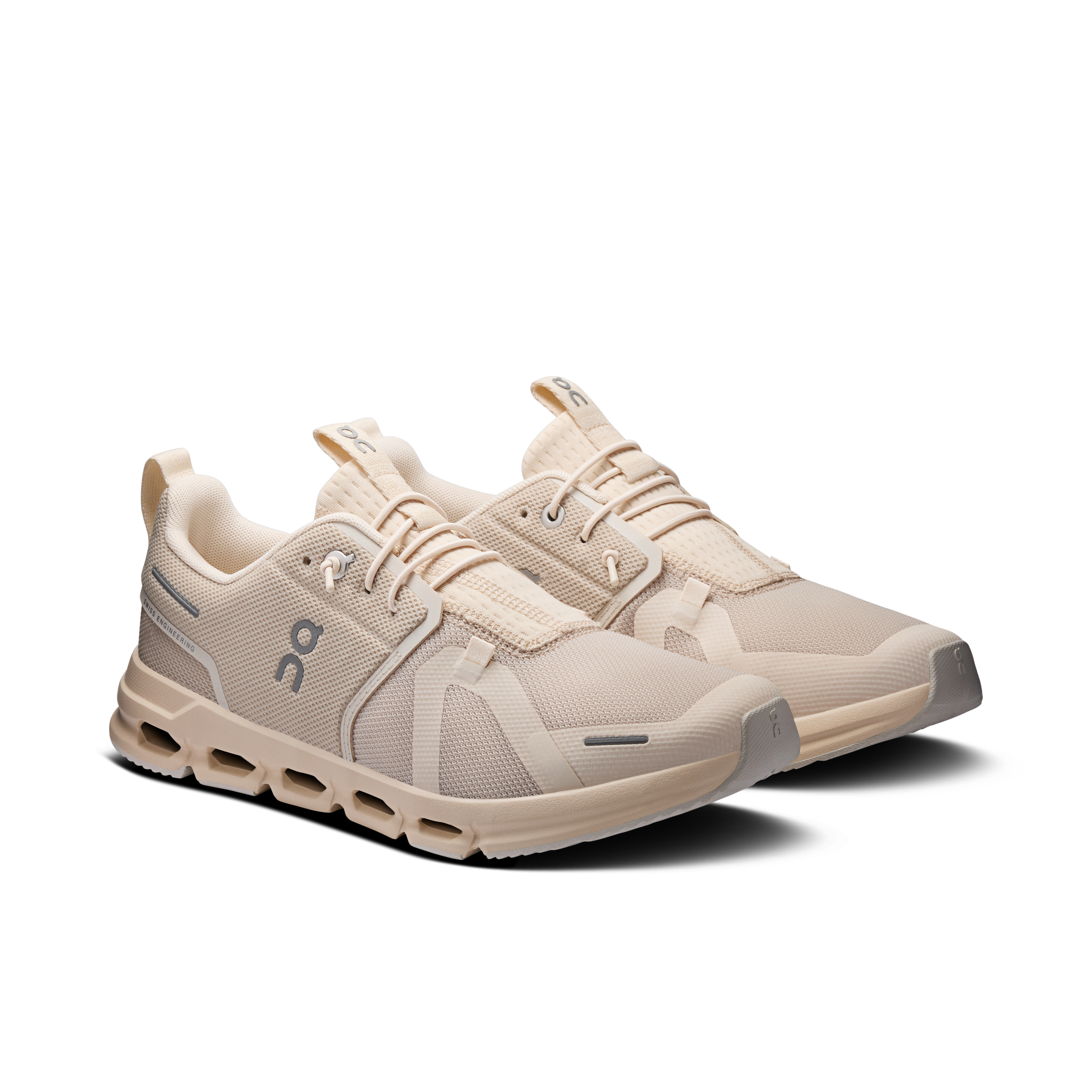 On Cloud Sky Sand & Silver Youth Active life Shoes