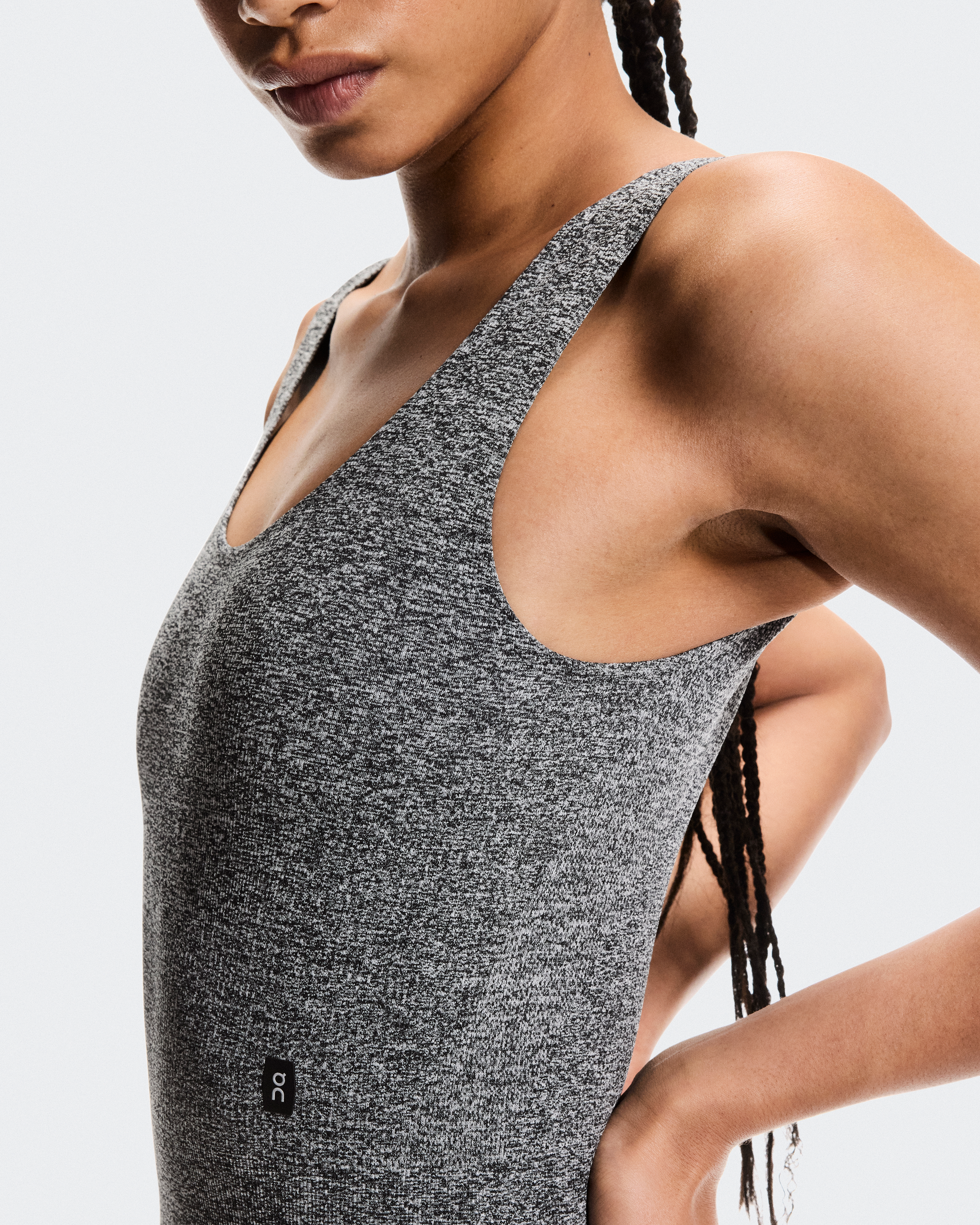 Studio Knit BodysuitWomen / Graphite Heather / L