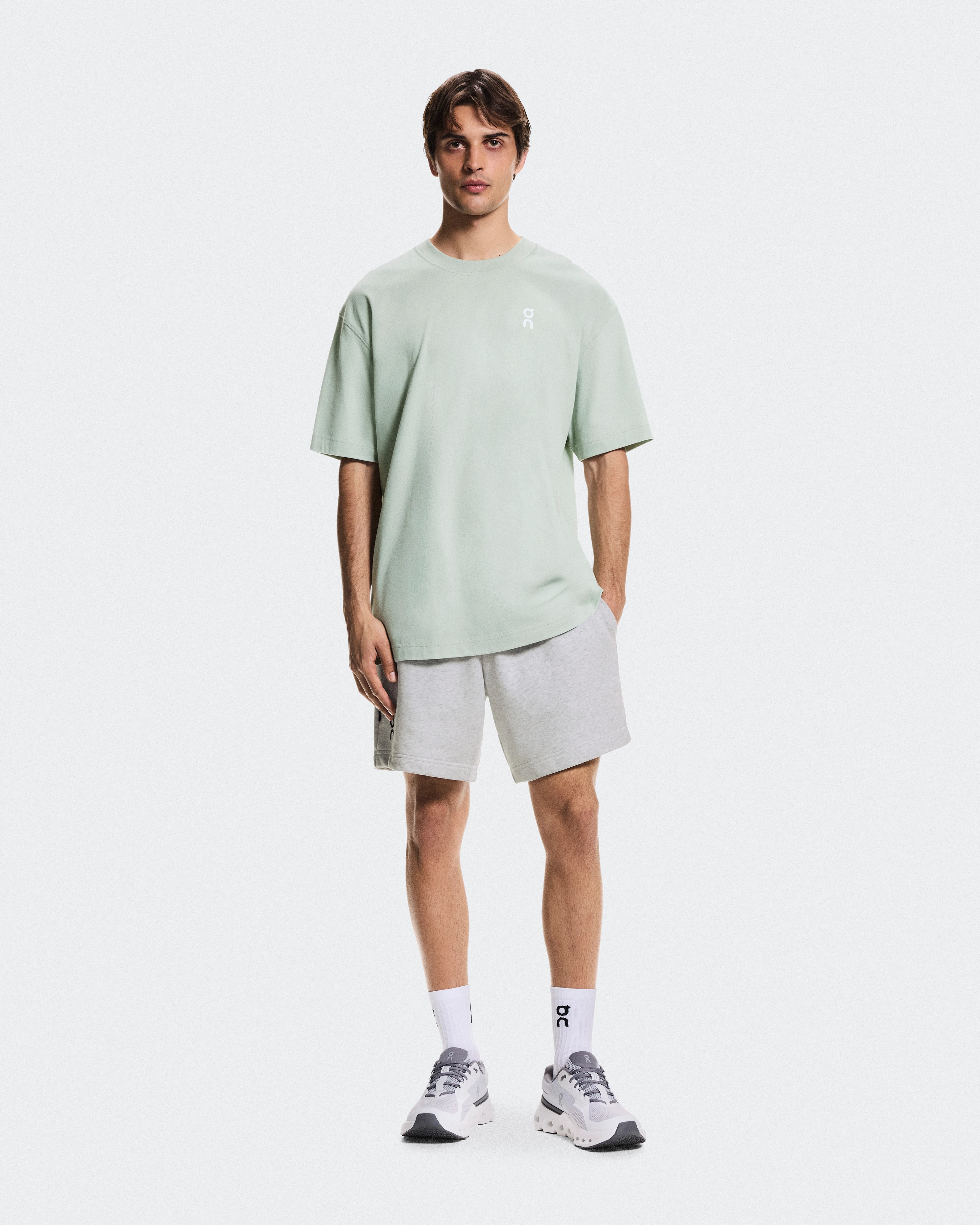 On Club-T Mineral Homme Hauts et t-shirts