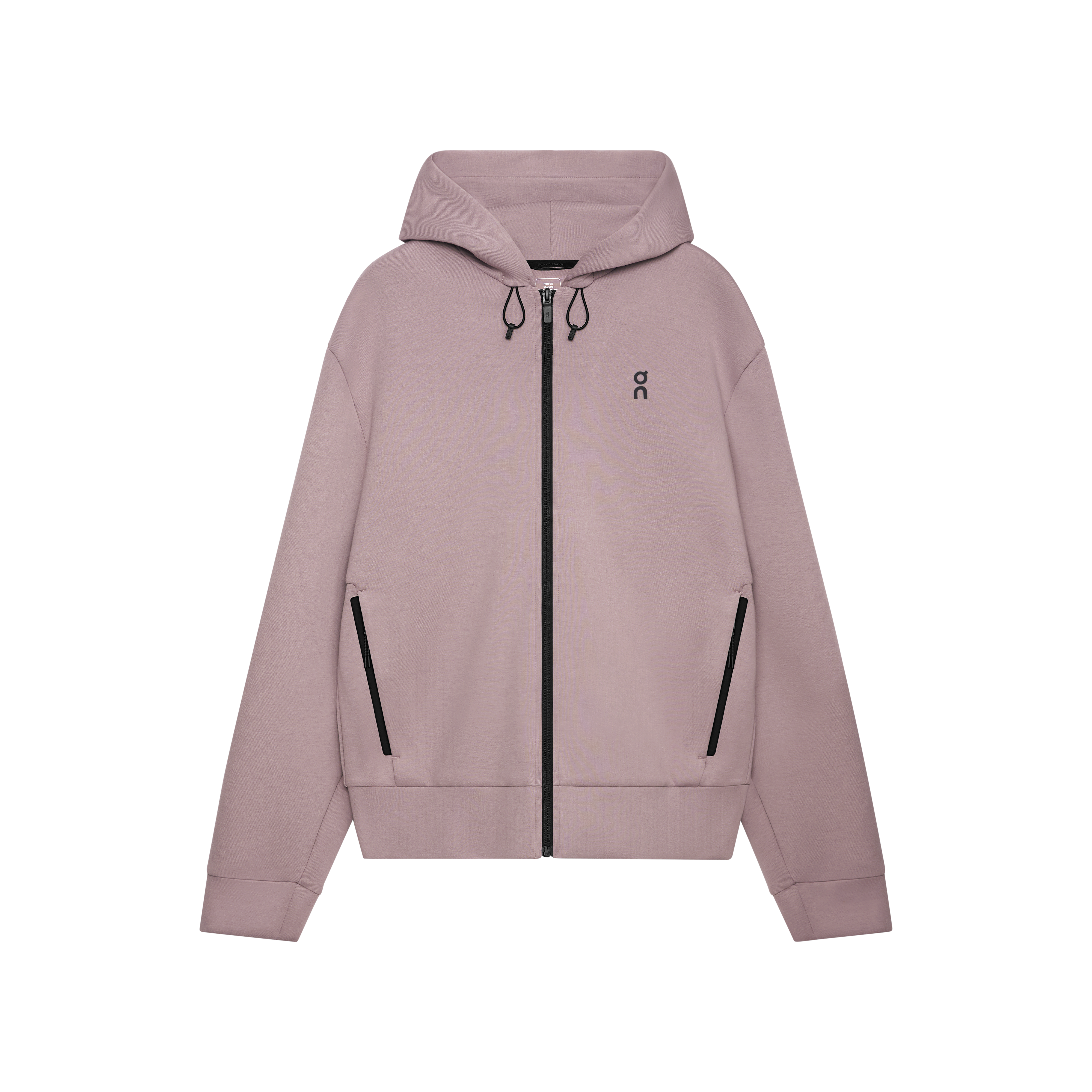 Focus Tech Zip Hoodie in Heron