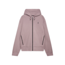 Focus Tech Zip Hoodie in Heron