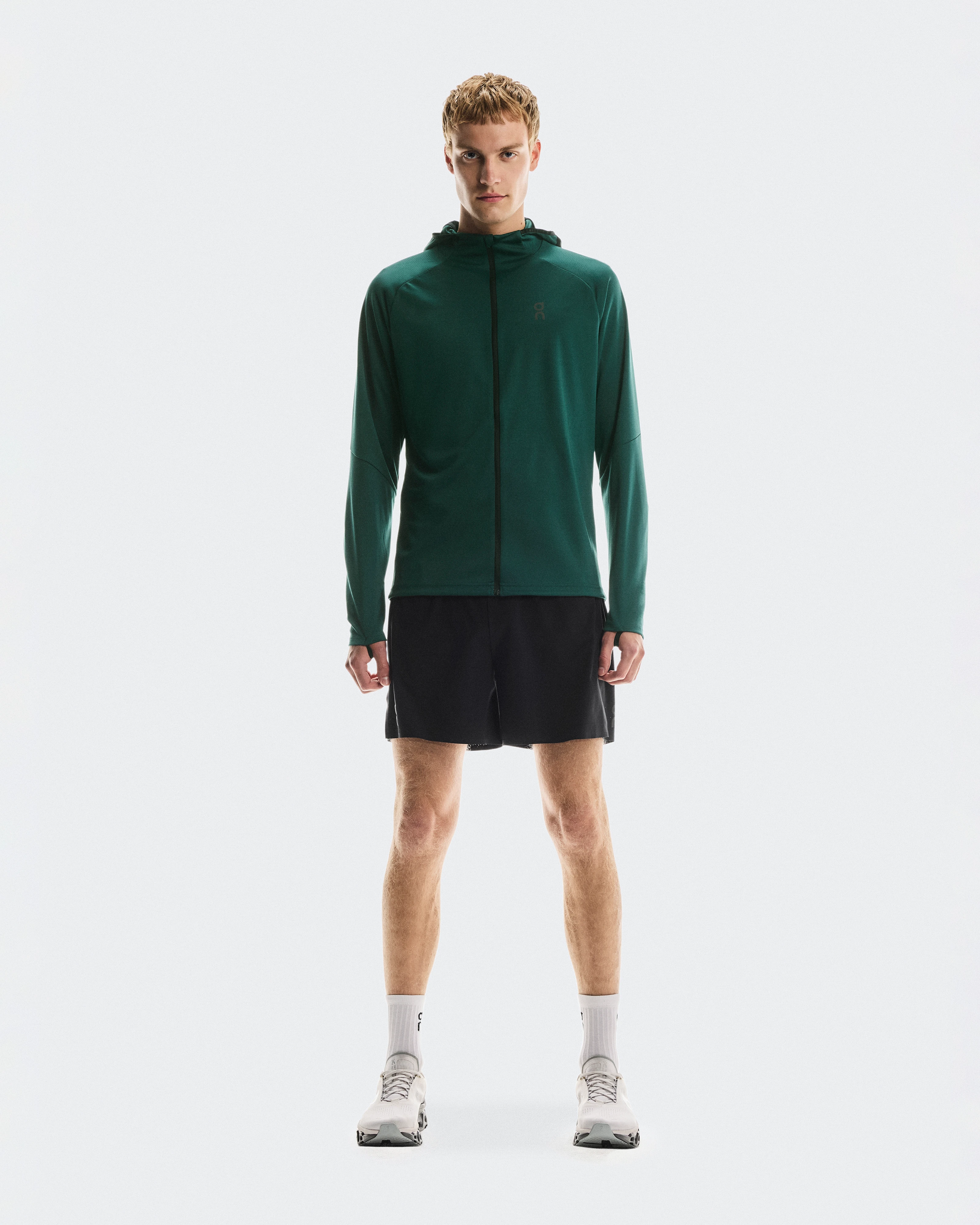 On Climate Zip Hoodie Spirulina Men Hoodies and sweatshirts