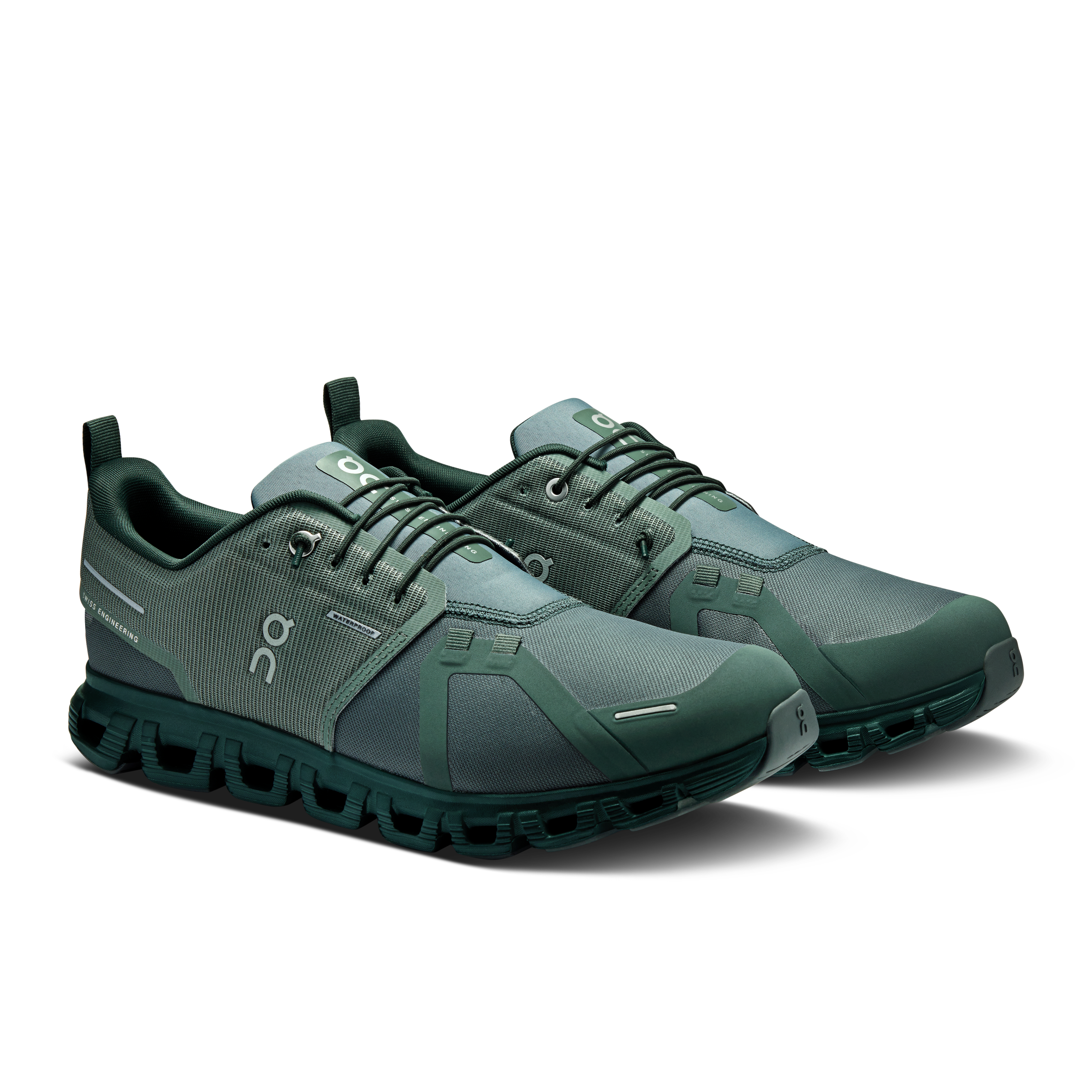 On Cloud 6 Waterproof Olive & Evergreen Men Active life Shoes