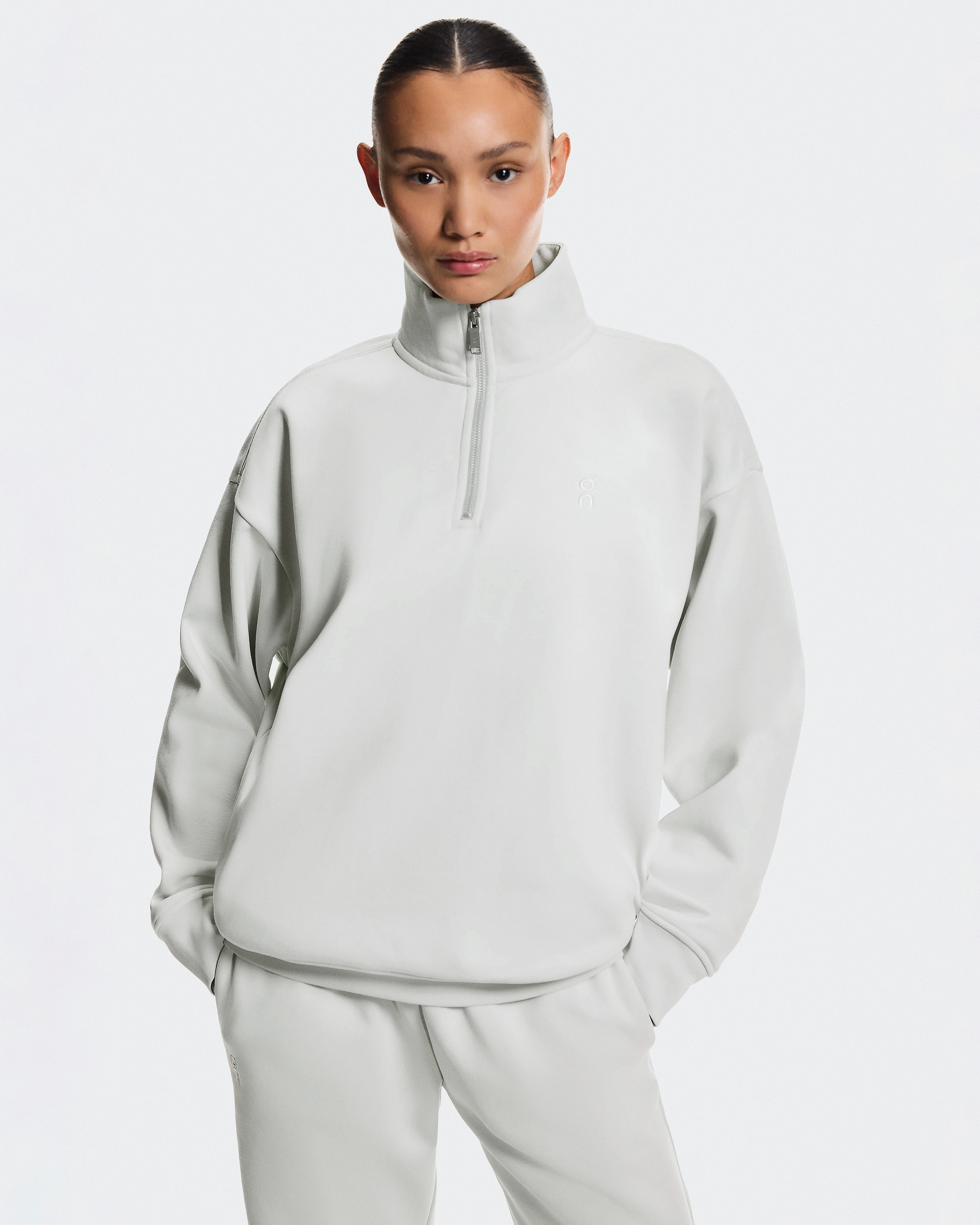 On Club Collective 1/4 Zip Iceberg Women Jackets