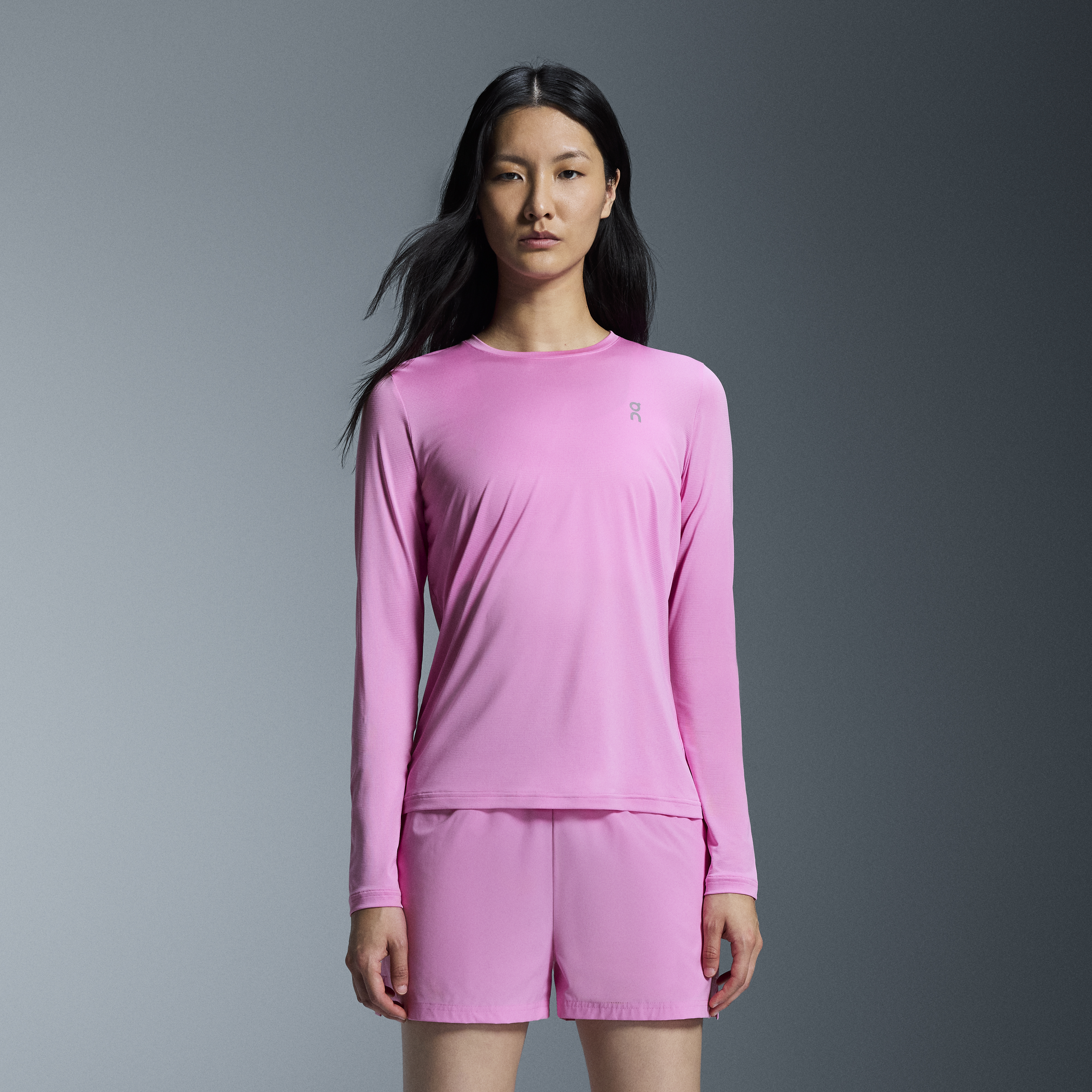 Core Long-T Long-Sleeve Shirt in Raspberry