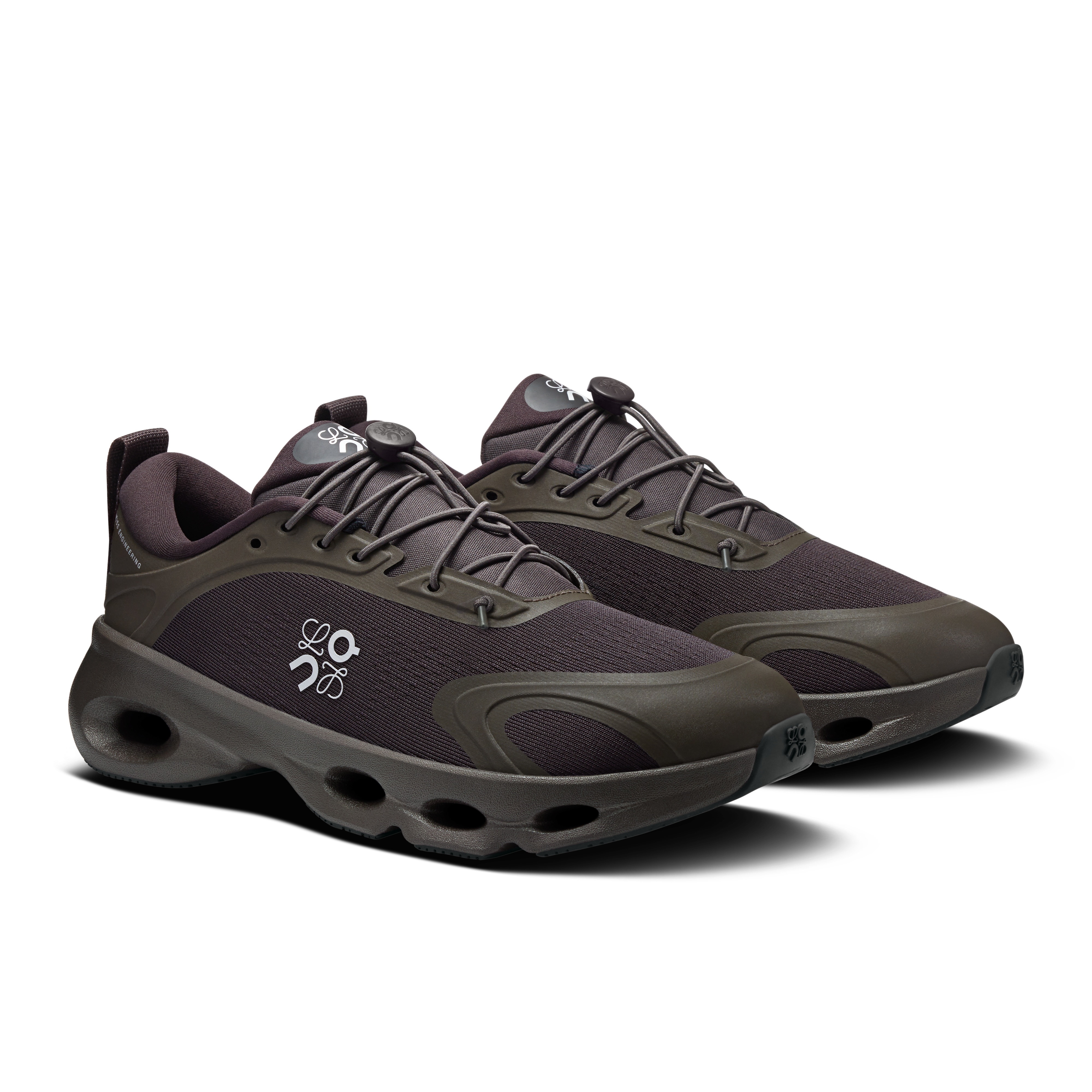 On Cloudsolo LOEWE Dark Brown & Black Women Shoes