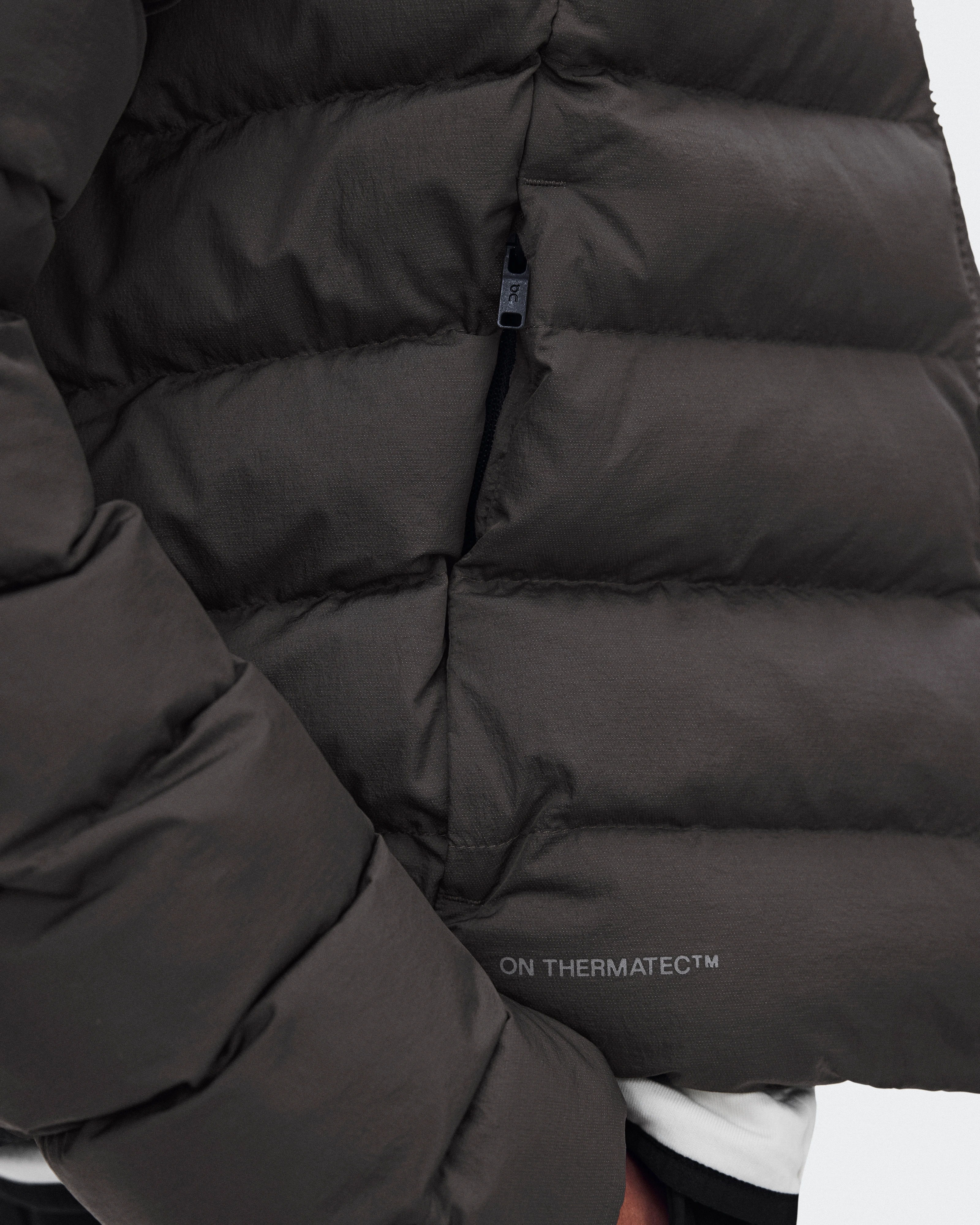 On Ascent Puffer Jacket Espresso Mujer Chaquetas